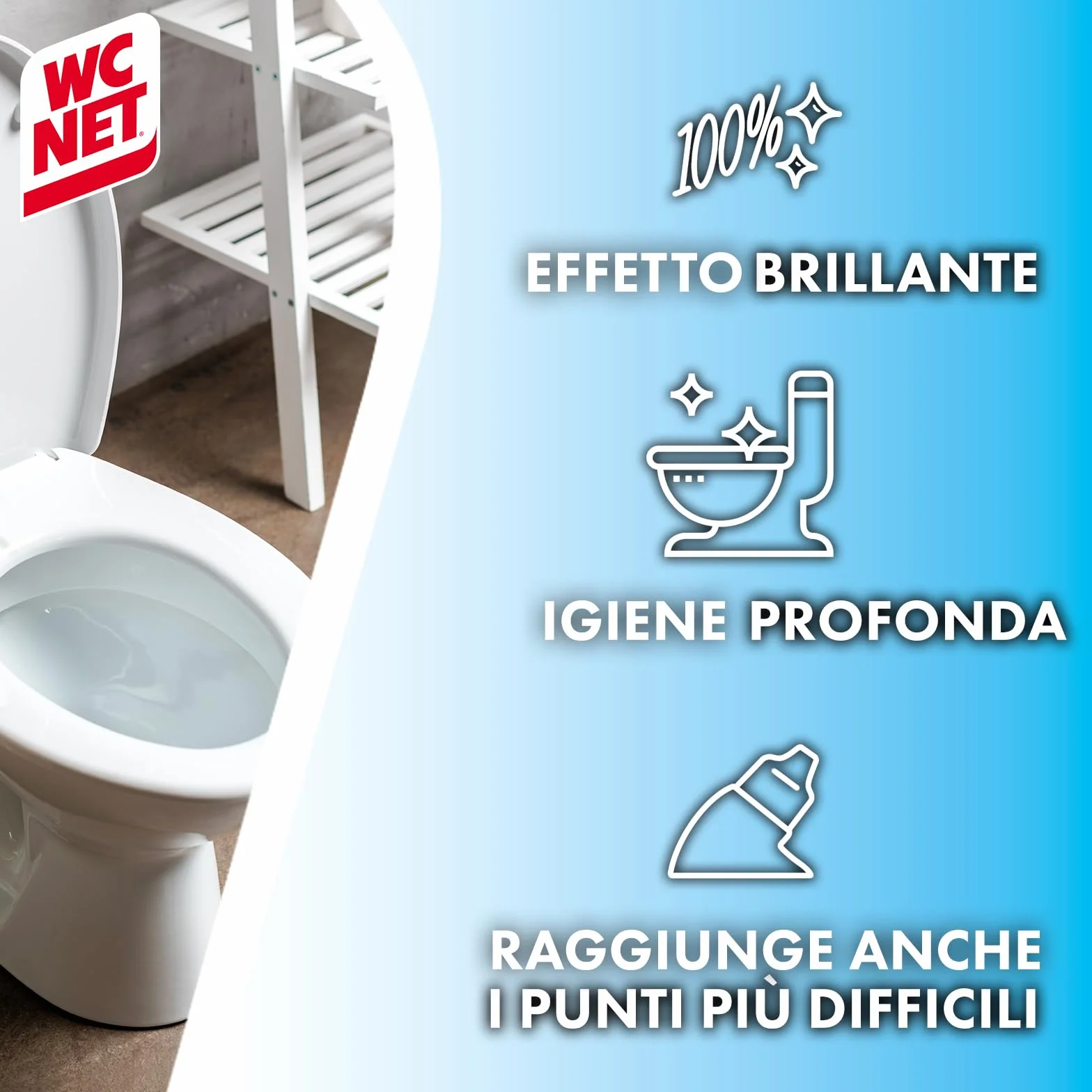 Candeggina Gel Extra White Detergente per Sanitari e Superfici Ocean Fresh 700 ml x 3