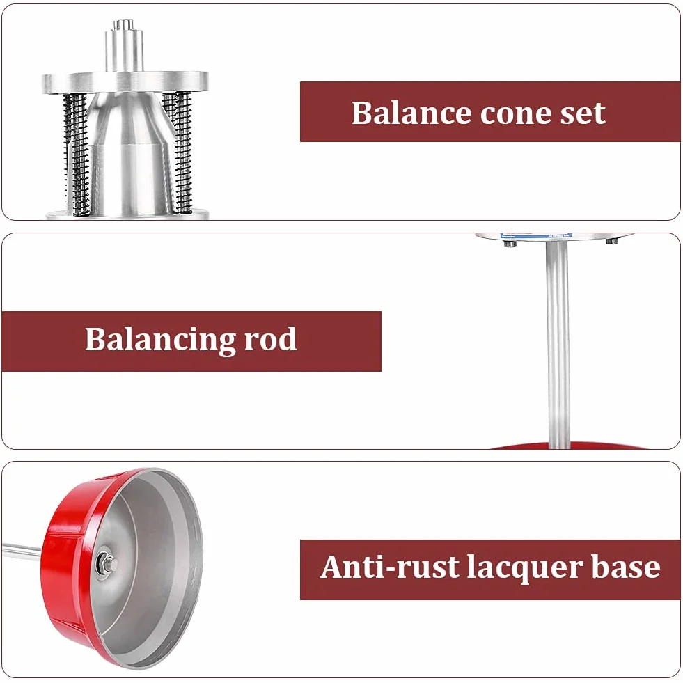 Ejoyous Equilibratrice Pneumatici, Mozzi Portatili per Camion per Auto Bilanciatore di Pneumatici, per Ruote a Bolla, Equilibratrice per Ruote per Auto, Equilibratrice per Ruote per Camion