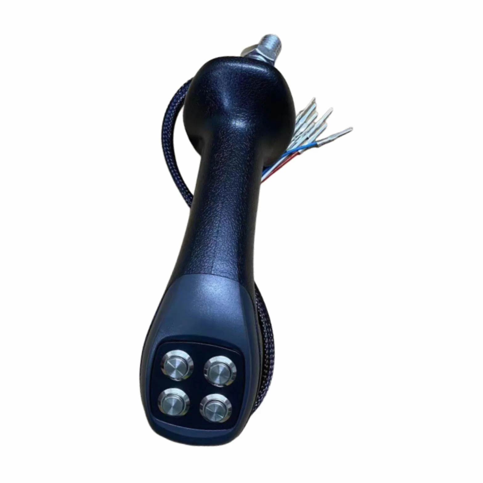 Colcolo Maniglia di presa a 4 pulsanti per leva di controllo dell'escavatore gommato, maniglie del joystick per mano destra