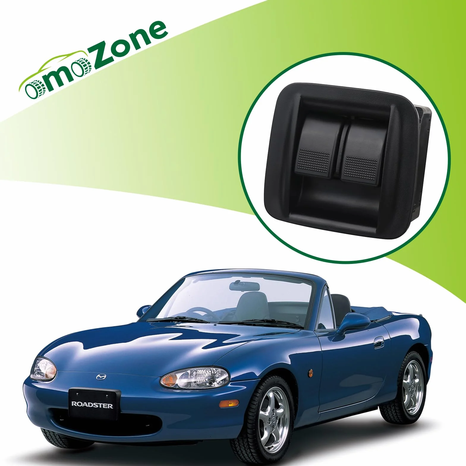 Interruttore per alzacristalli elettrici per console centrale, compatibile con Mazda Miata 1998-2000, sostituisce NC11-66-350B-02