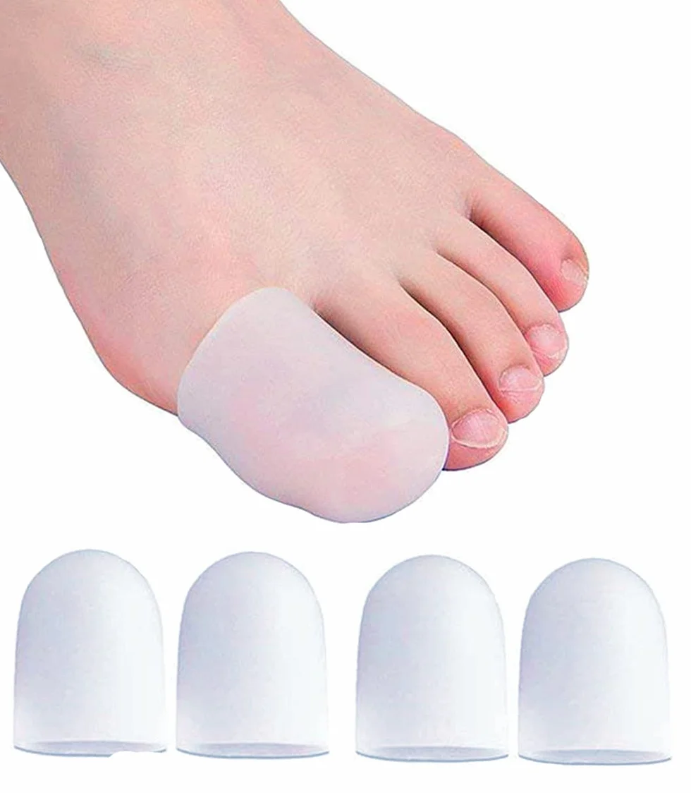 Protezione copri Alluce in silicone 4 pezzi per calli vesciche unghie incarnite