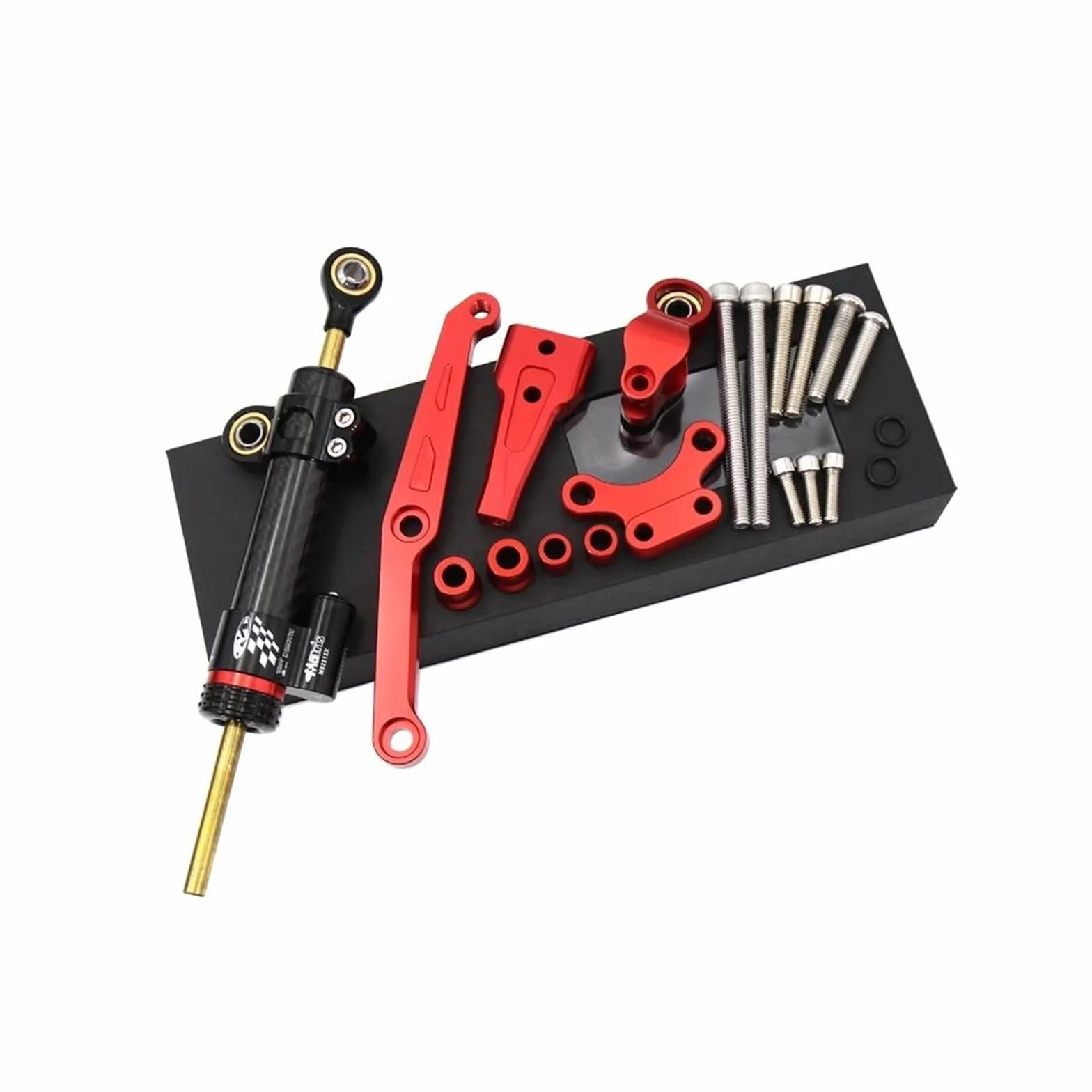 Per H-onda CB650R CB 650 R CB 650R 2018 2019 2020 2021 Moto Sterzo Stabilizzare Ammortizzatore Staffa di Supporto Kit di Montaggio Ammortizzatore Di Sterzo Moto(A)