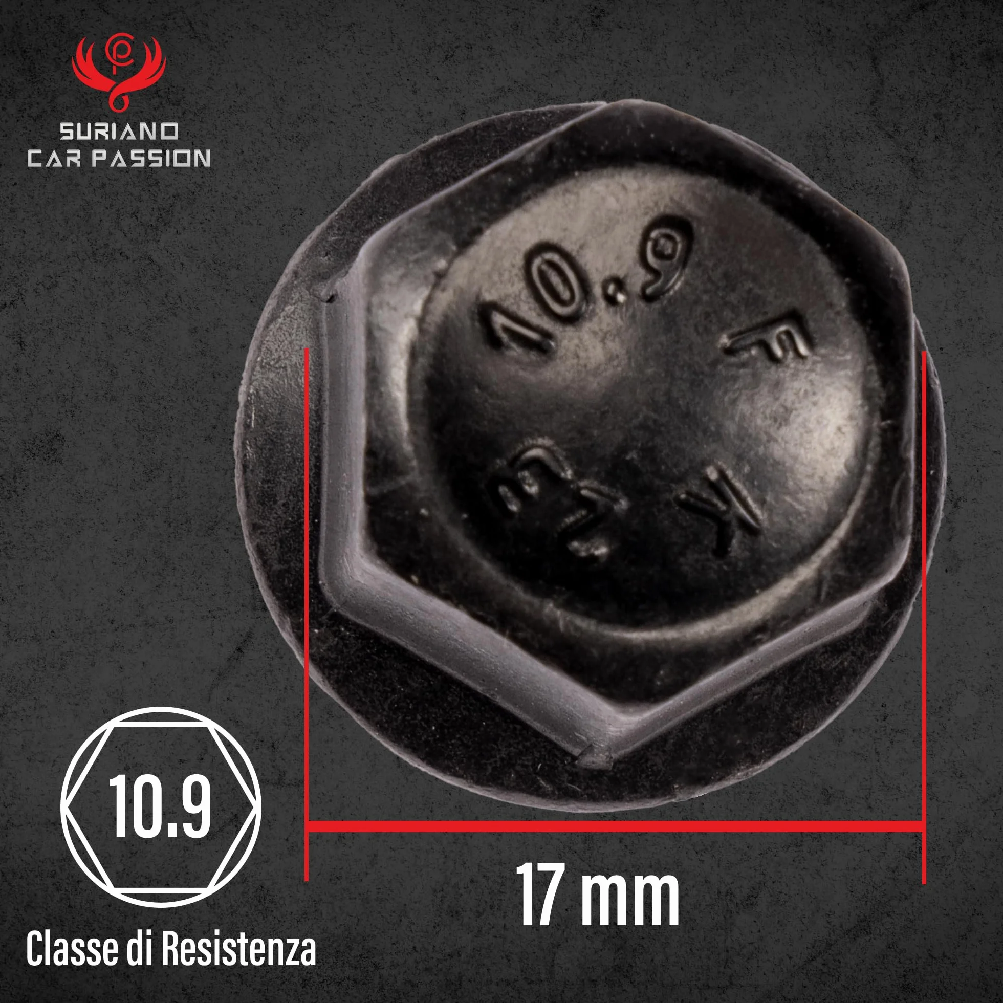 Kit 20 bulloni ruota neri Compatibili con Jeep Renegade dal 2014 e Compass solo dal 5/2020 in poi ruote cerchi in acciaio e in lega Farad