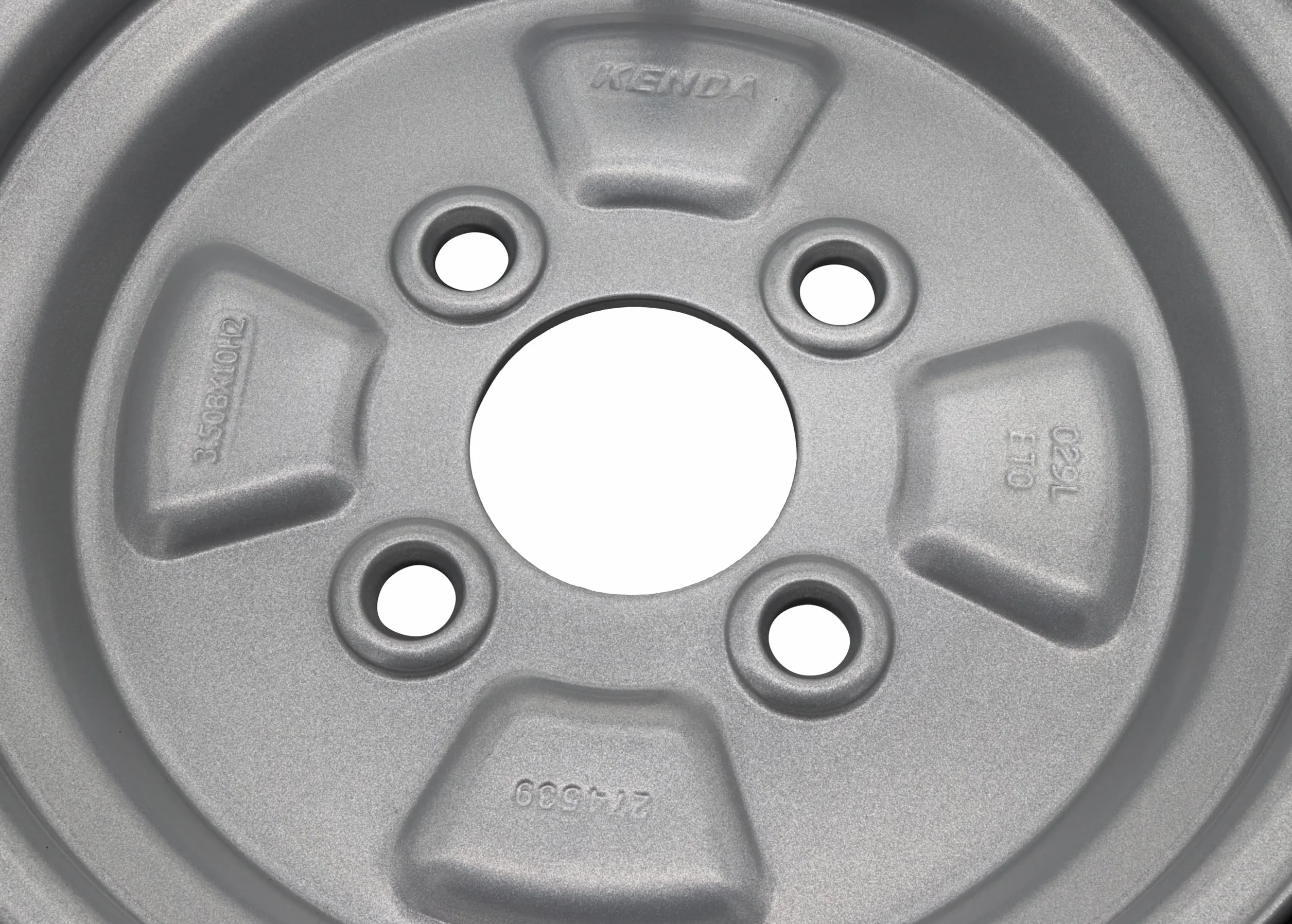 Ruota completa 4,50-10 400 kg diametro foratura 4x100 mm 76M per Stema 2x