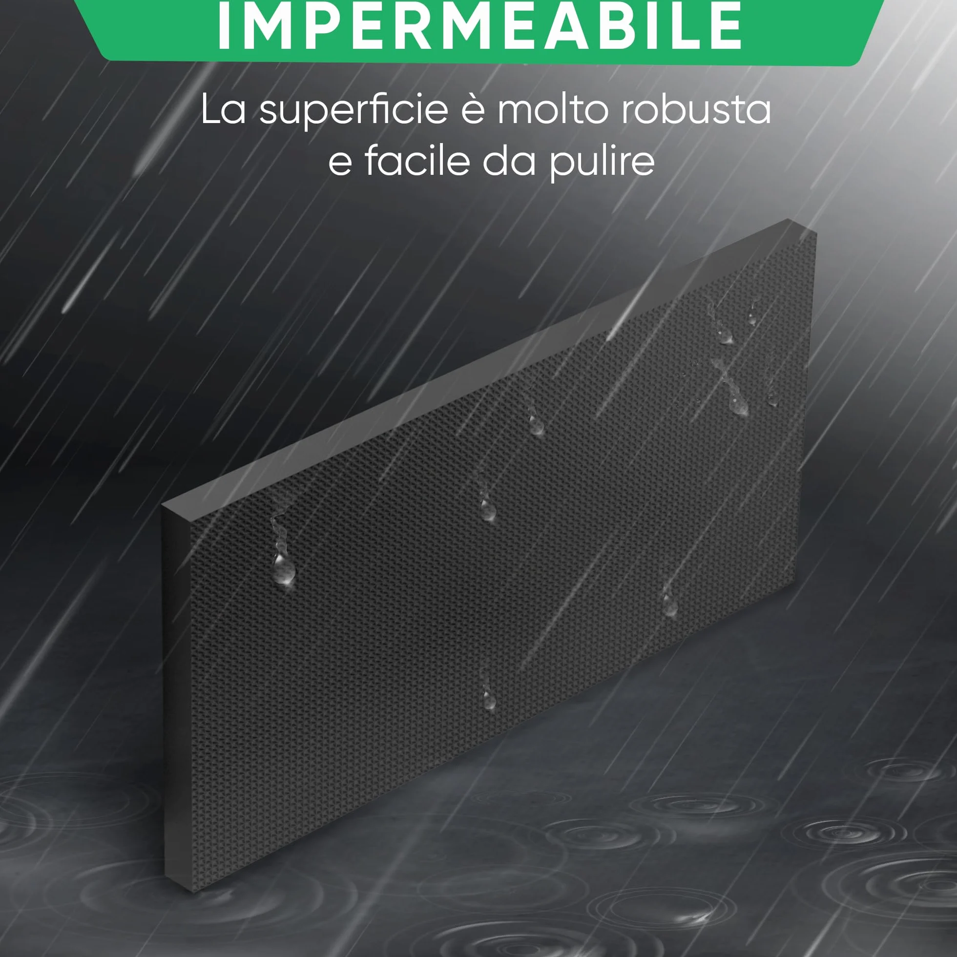 Protezione da parete per garage 40 x 20 x 2 cm pannelli imbottiti di schiuma nero