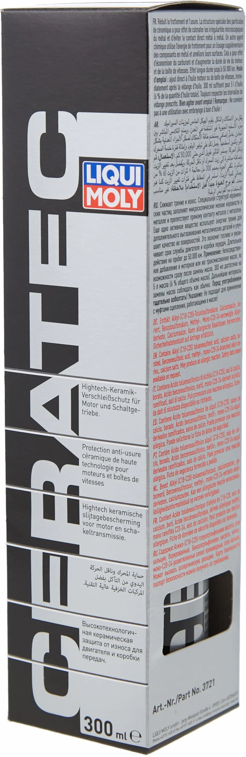 Liqui Moly Cera Tec Olio di Motore Additivo 300 ml 2 Pack