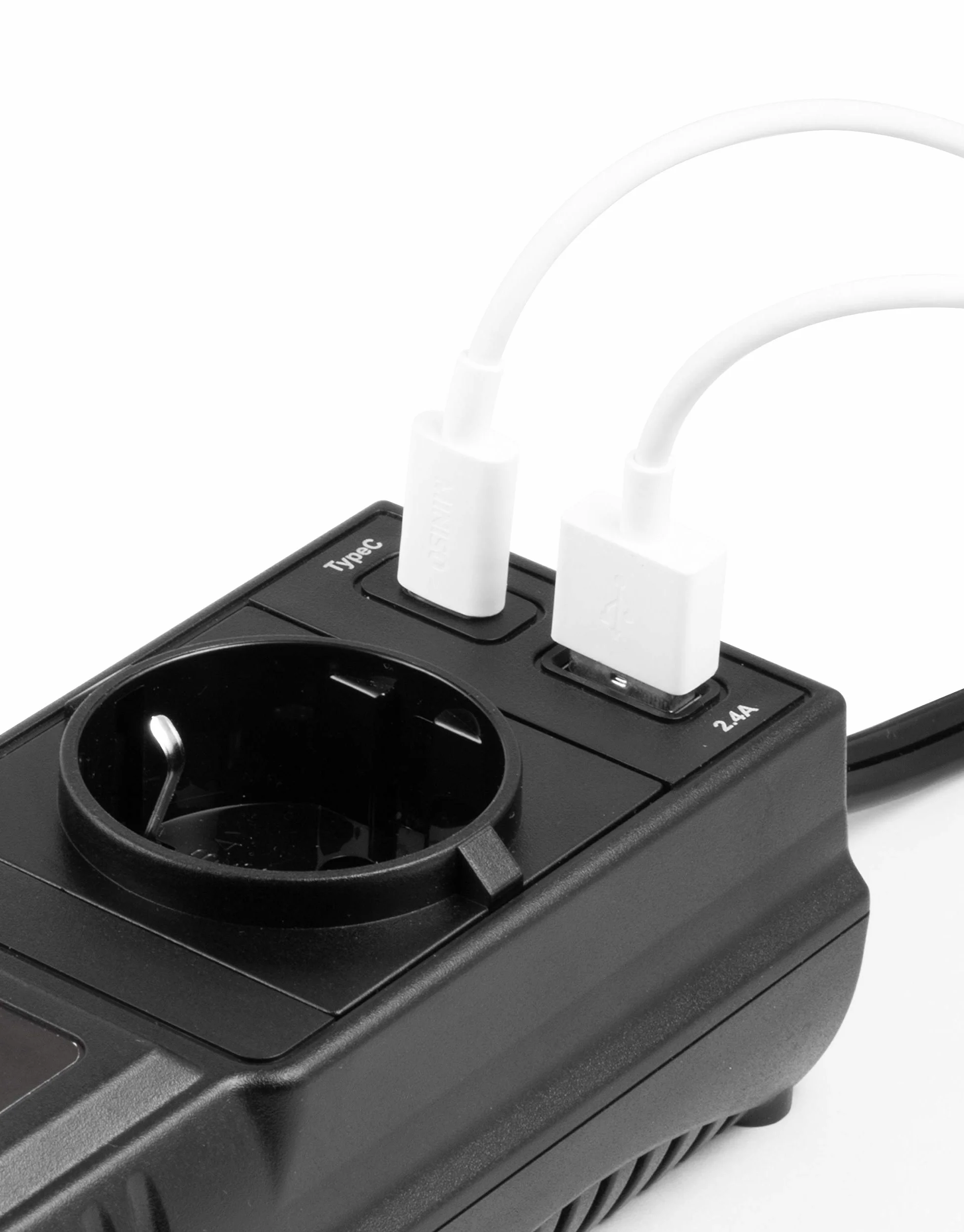 Technaxx Invertitore Potenza Auto 200W Convertitore Tensione 12V 230V USB Schuko TE21