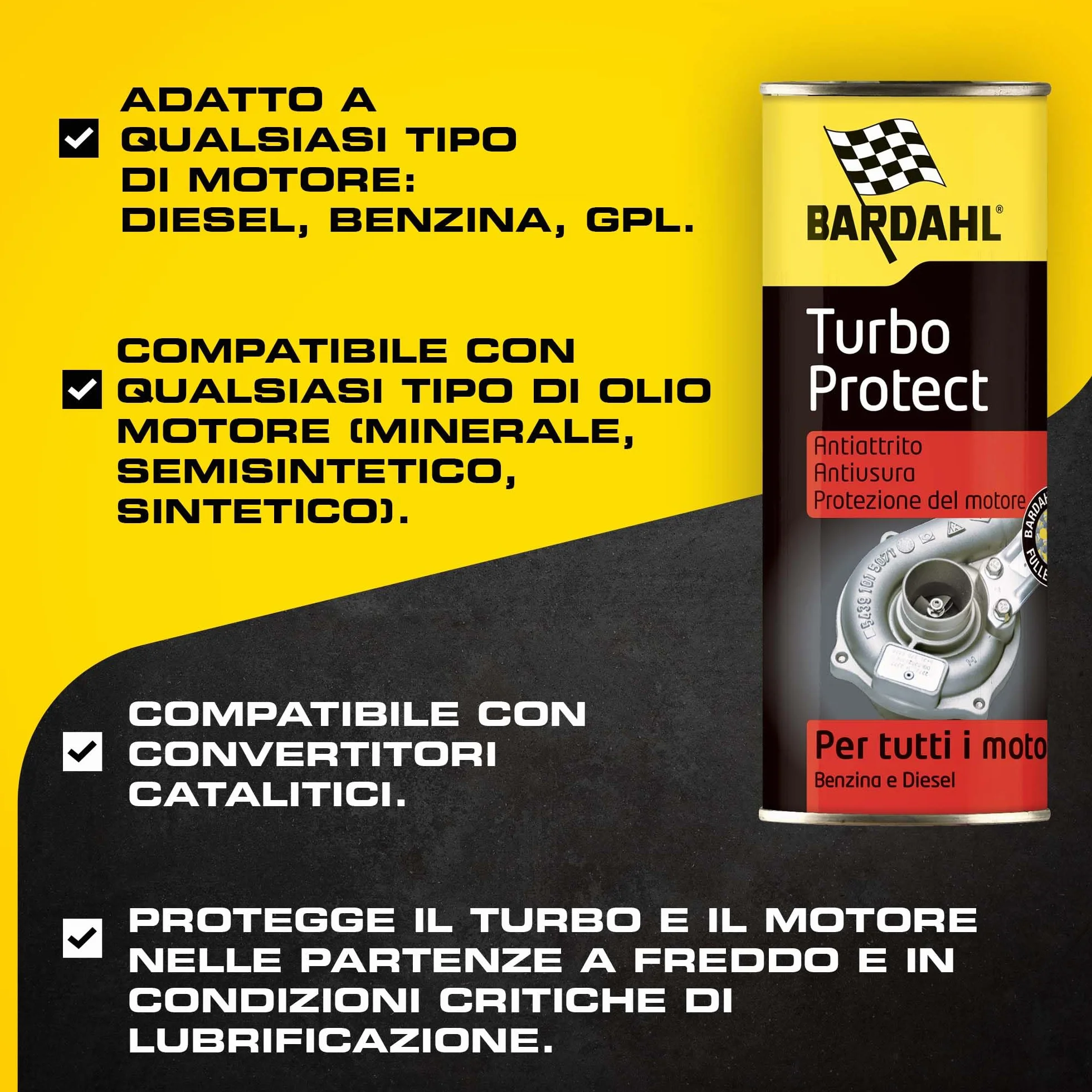 Bardahl Turbo Protect Additivo Protezione Turbo Motore 300 ml