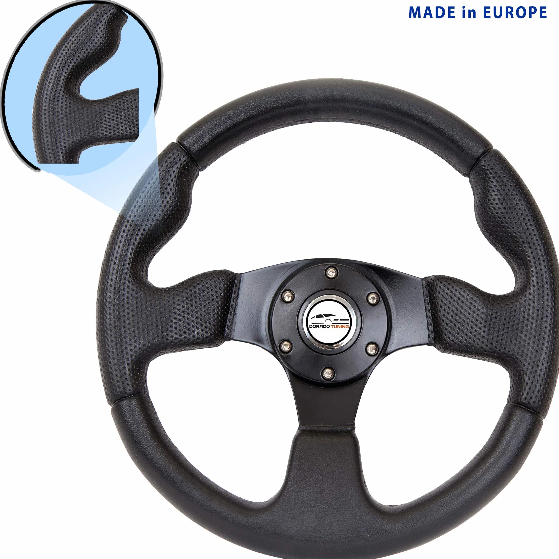 DoradoTuning Volante Sportivo 320mm Rally Nero