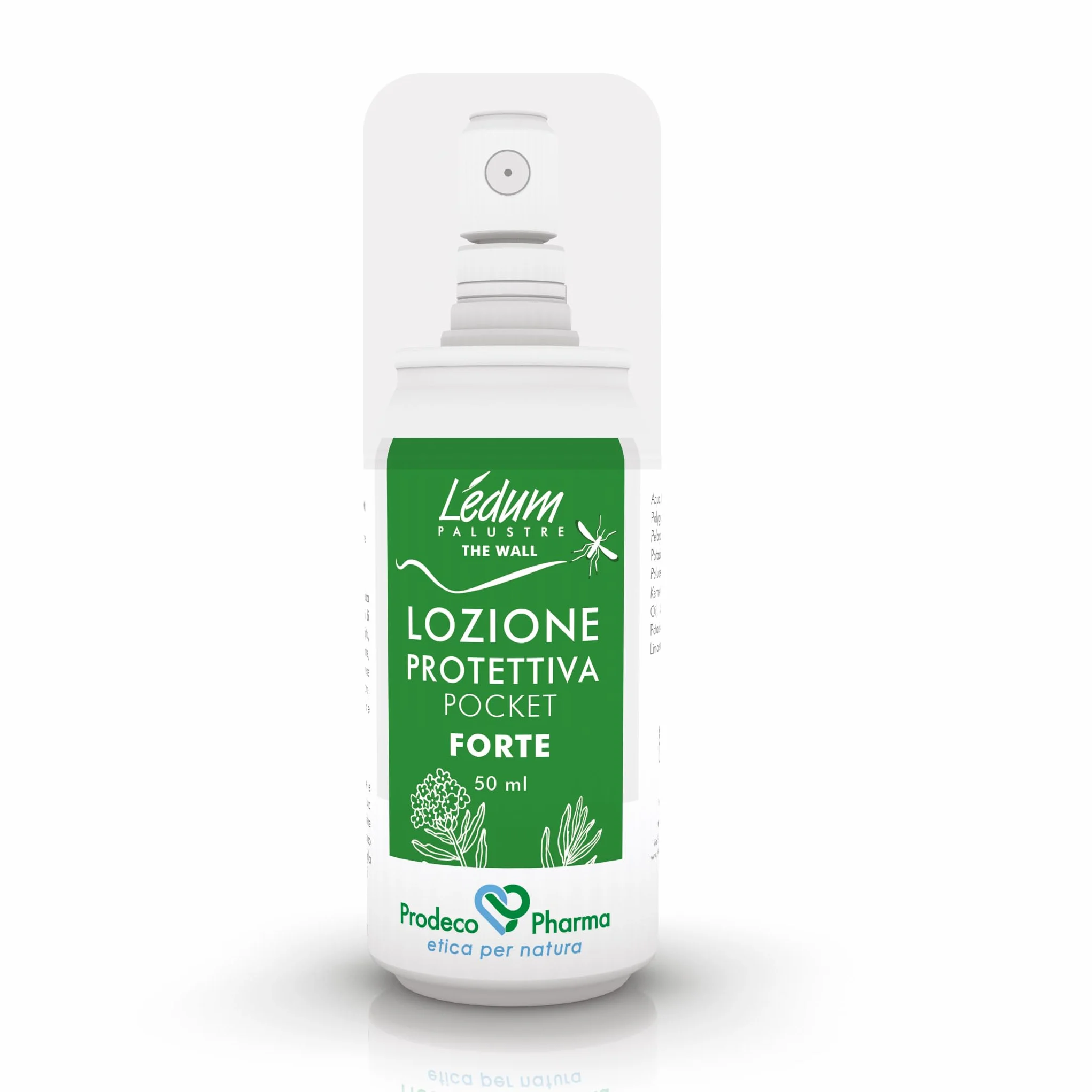 Prodeco Pharma Ledum The Wall Lozione Protettiva Forte Repellente Insetti 50 ml