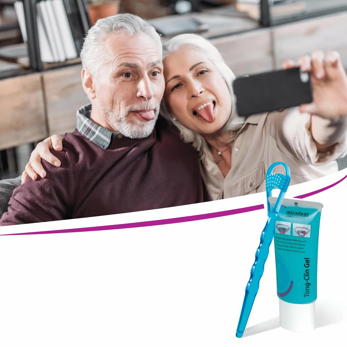 Miradent Tong-Clin Gel detergente per lingua 50 ml