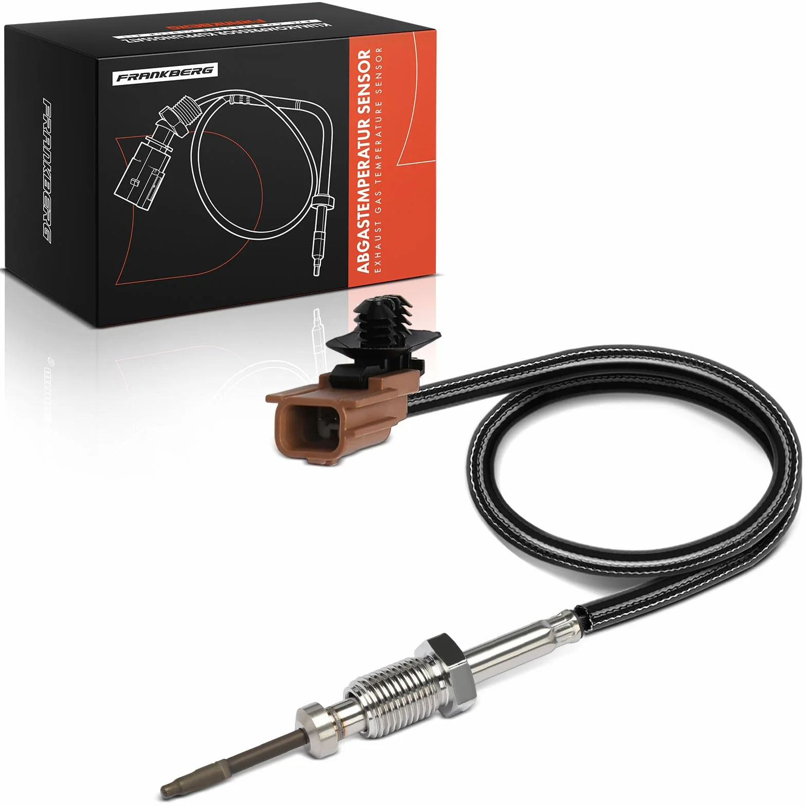 Frankberg Czujnik temperatury spalin Kompatybilny z Nissan Qashqai II J11 Juke F15 Pulsar C13 Note E12 1495600Q1N 226407817R