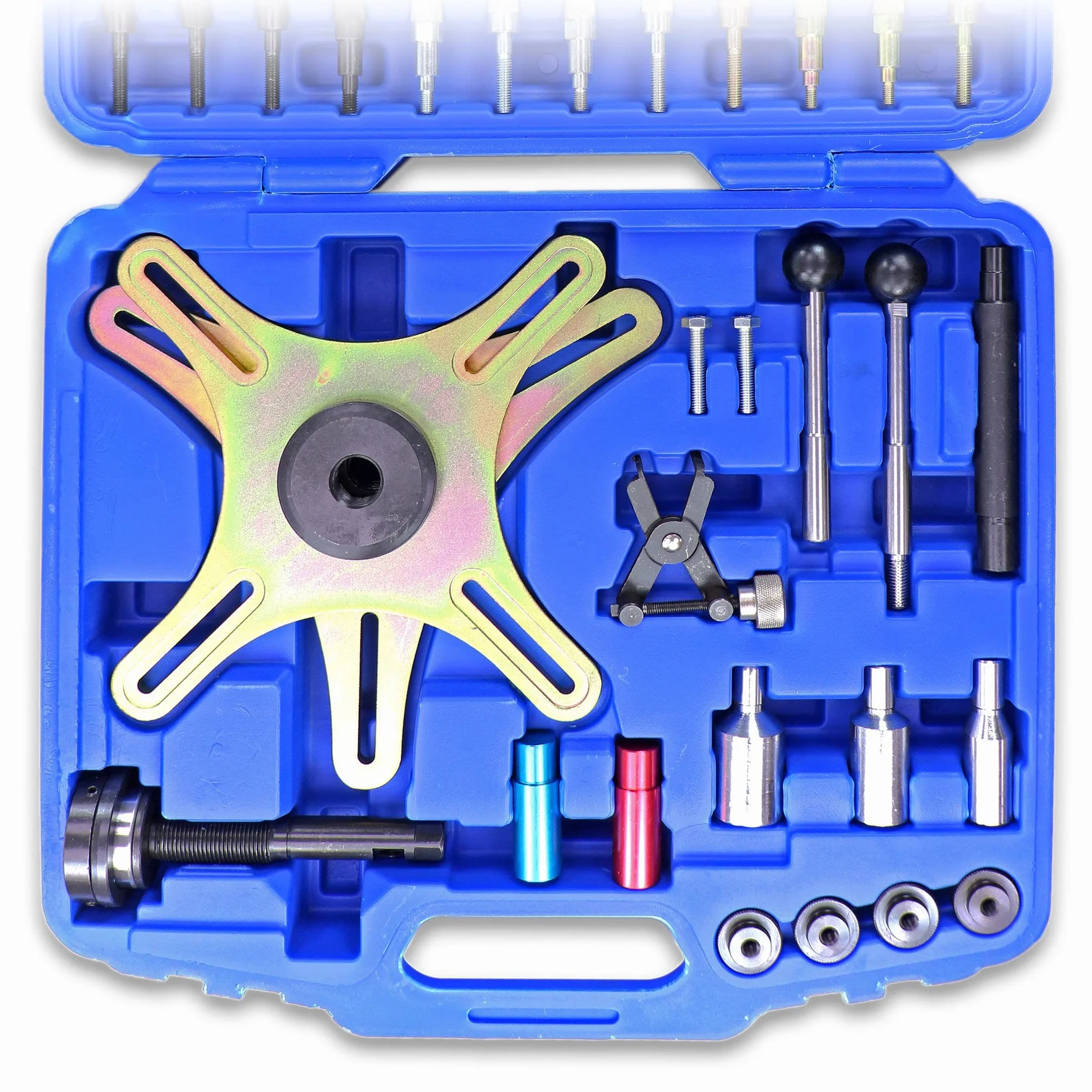 ENVA 38-TLG Utensile per frizioni sac e X-tend Utensile per Lo smontaggio del Gruppo Frizione con Passo a 3 e 4 Fori Utensile per Il centraggio della Frizione