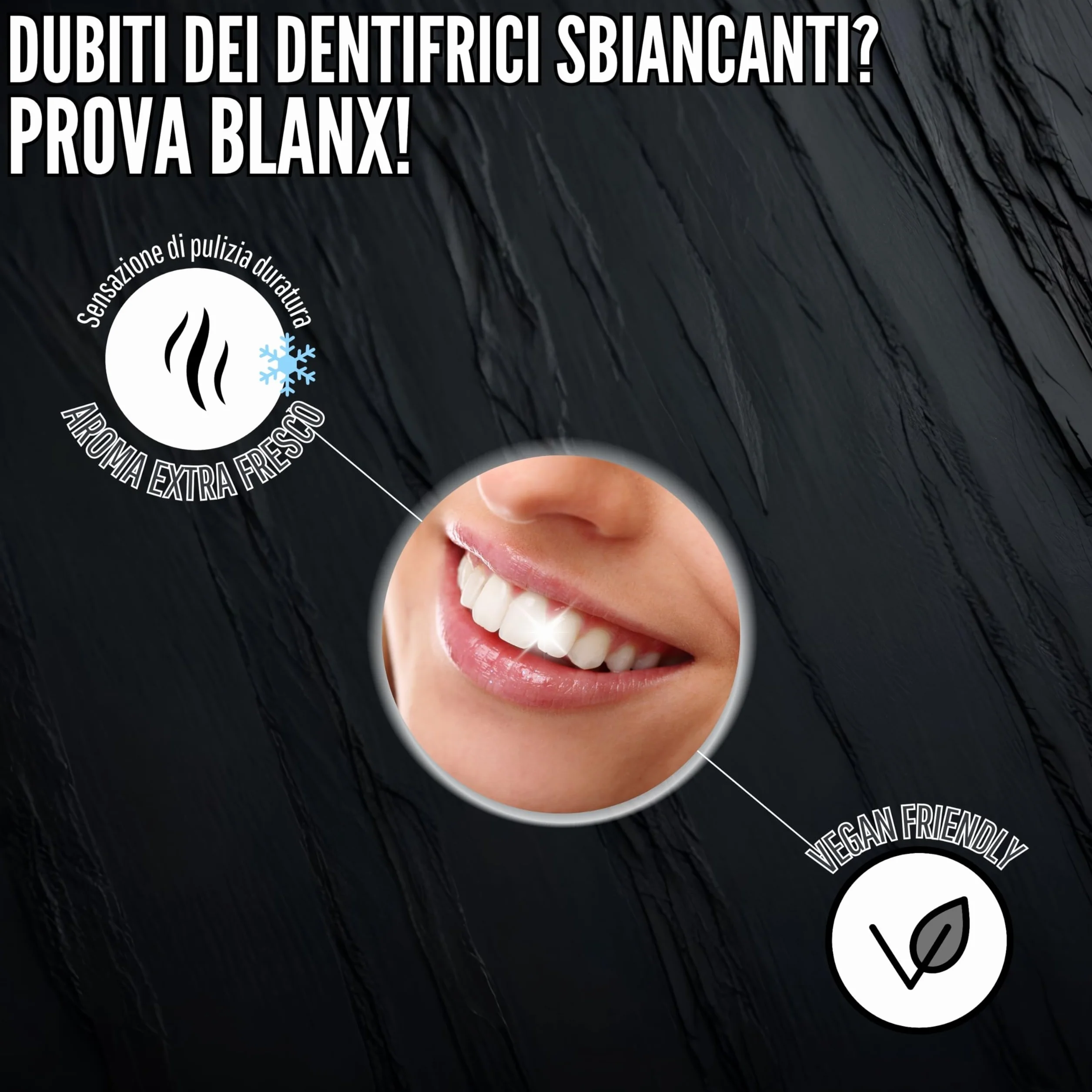 BlanX Dentifricio Sbiancante Extra White Black Volcano 75ml