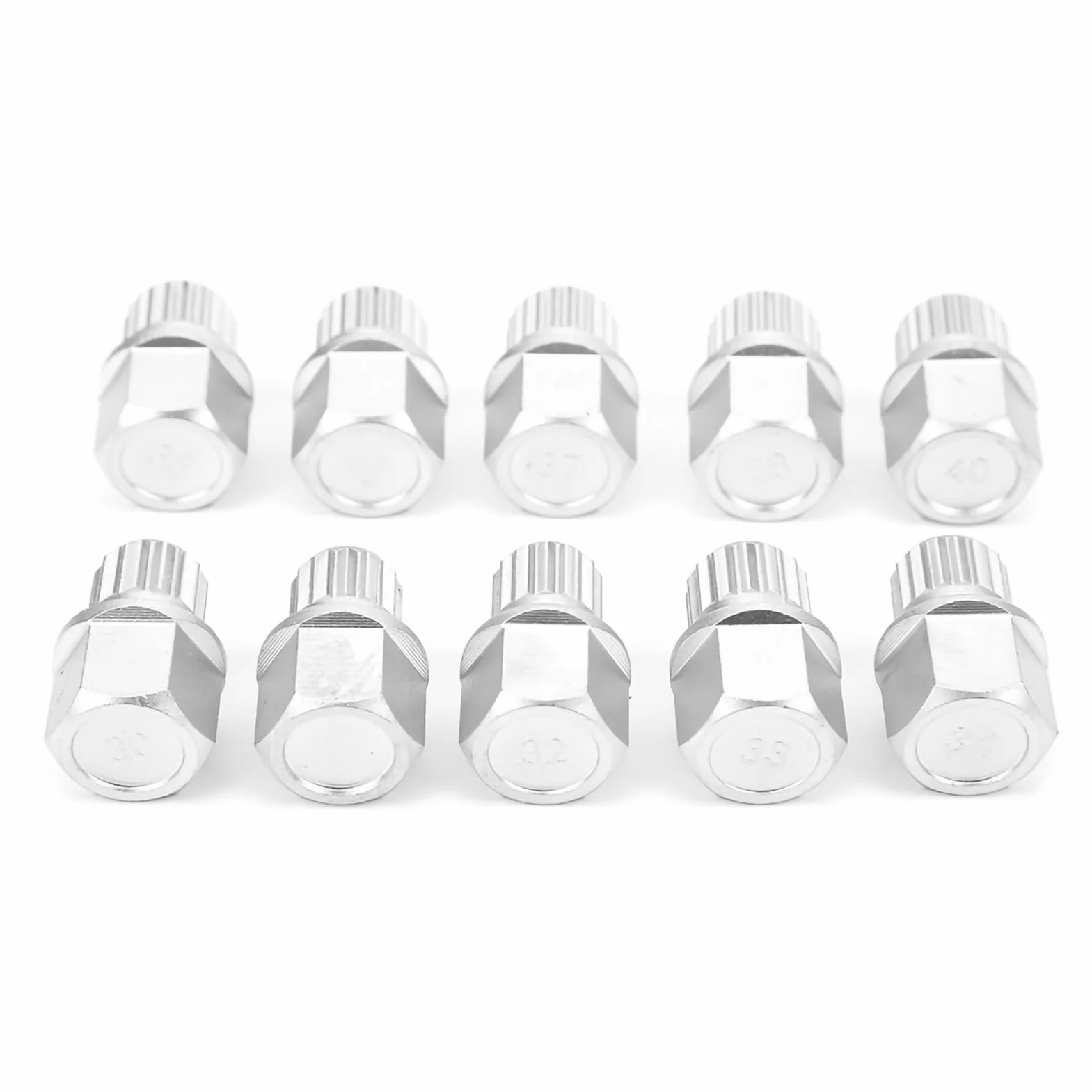10Pcs Set di Chiavi per Dadi di Bloccaggio delle Ruote Set di Chiavi per Dadi delle Ruote Installazione Kit di Prese per Dadi delle Ruote Antifurto per Auto
