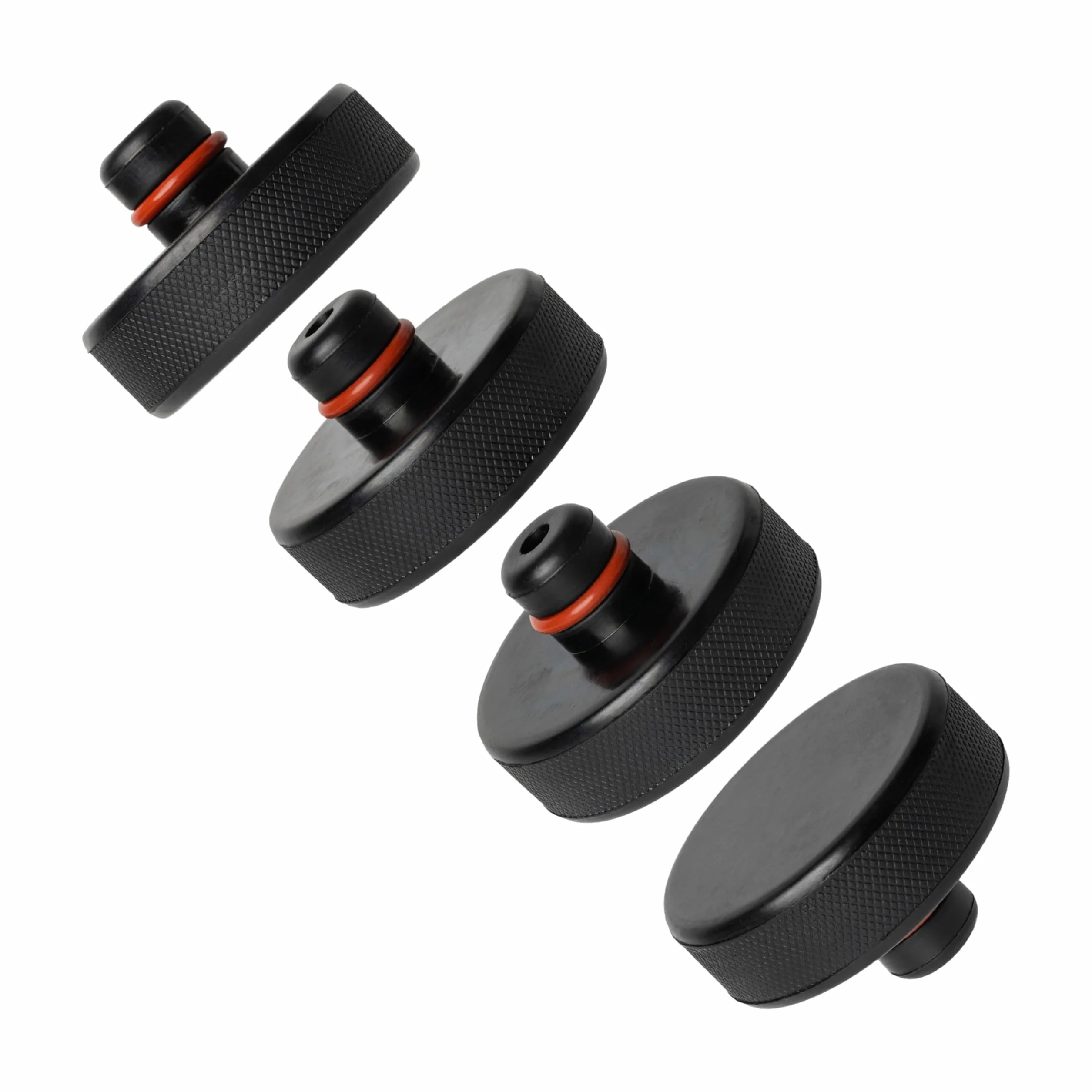Supporto Universale in Gomma 76 x 25 mm per Martinetto con Blocco Antiscivolo per Tesla Model 3 Y S X