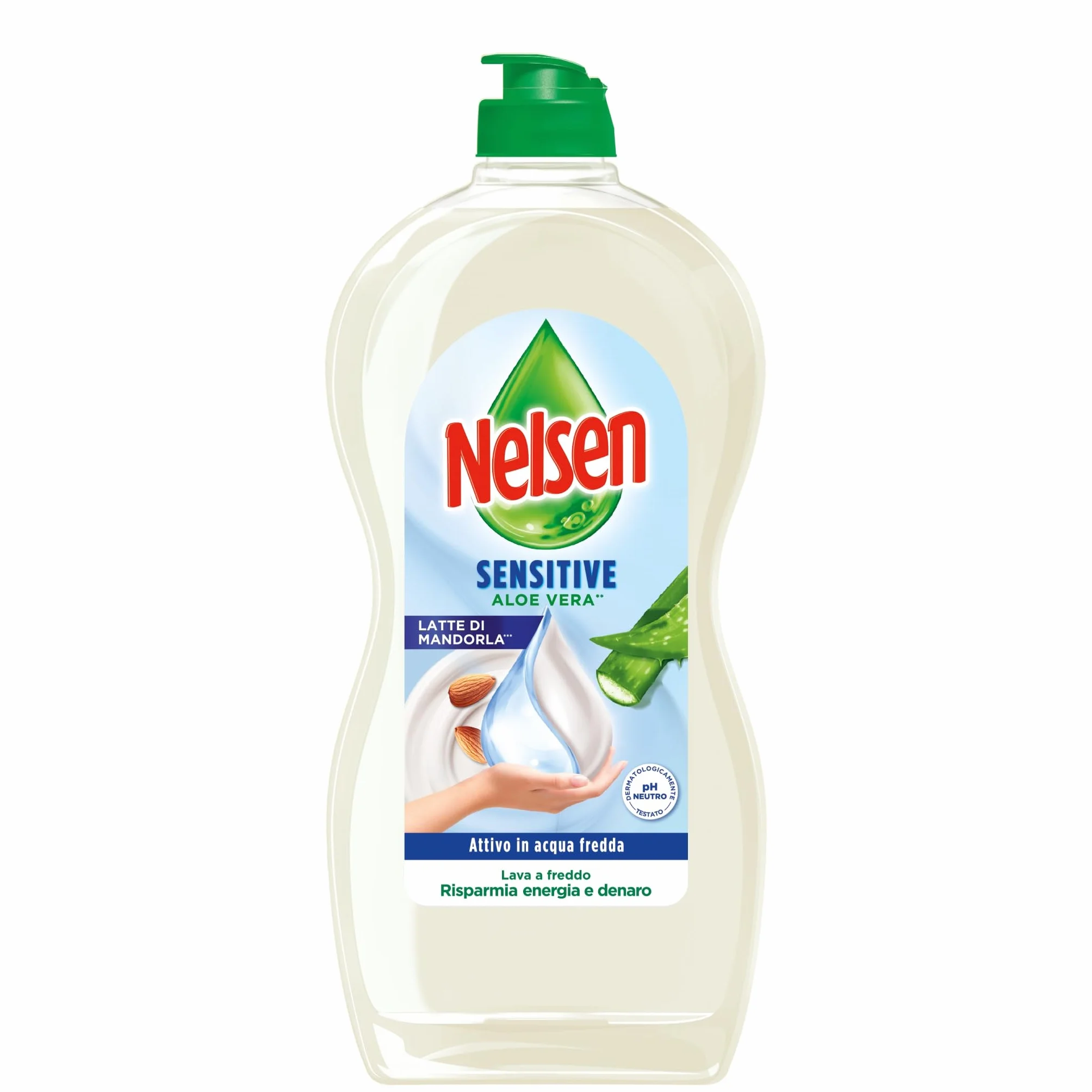 Nelsen Sensitive Detersivo per Piatti a Mano 900 ml