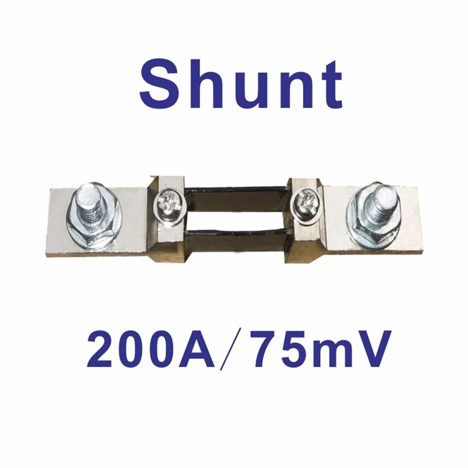 Misuratore di corrente Amperometro digitale LCD DC 200A Include shunt 200A/75mV Ampere Misuratore di pannello Tensione di alimentazione DC 5V 24V DC AC 8-12V(Power supply DC24V)