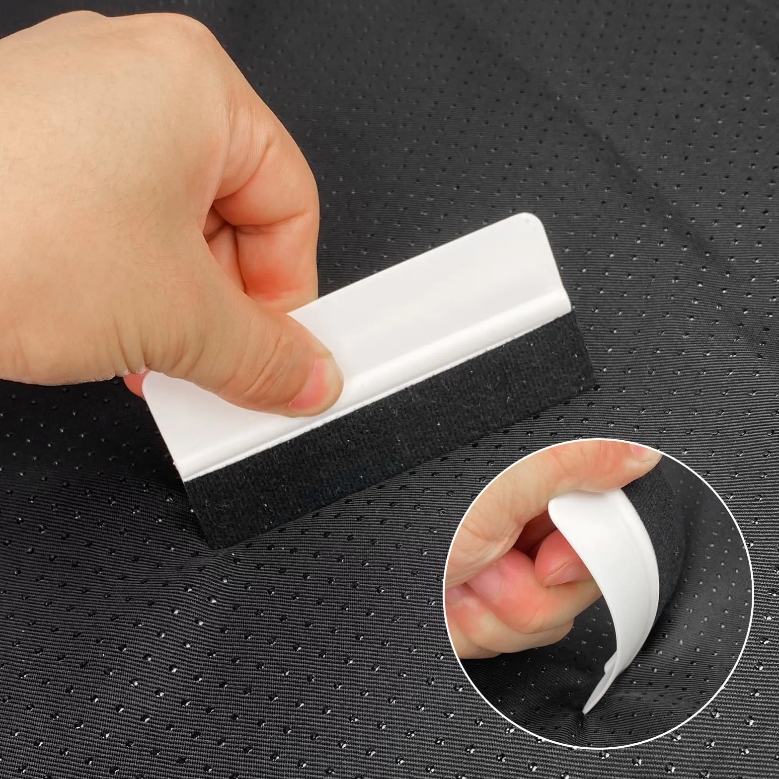 Traxenta Spatola Pellicole Adesive, Spatola per Cartas Parati, Kit Spatola Wrapping, Kit Oscuramento Vetri Auto, Kit Applicazione Adesivi Auto, Viene Fornito con 10 Lame, per Incisione Artigianales