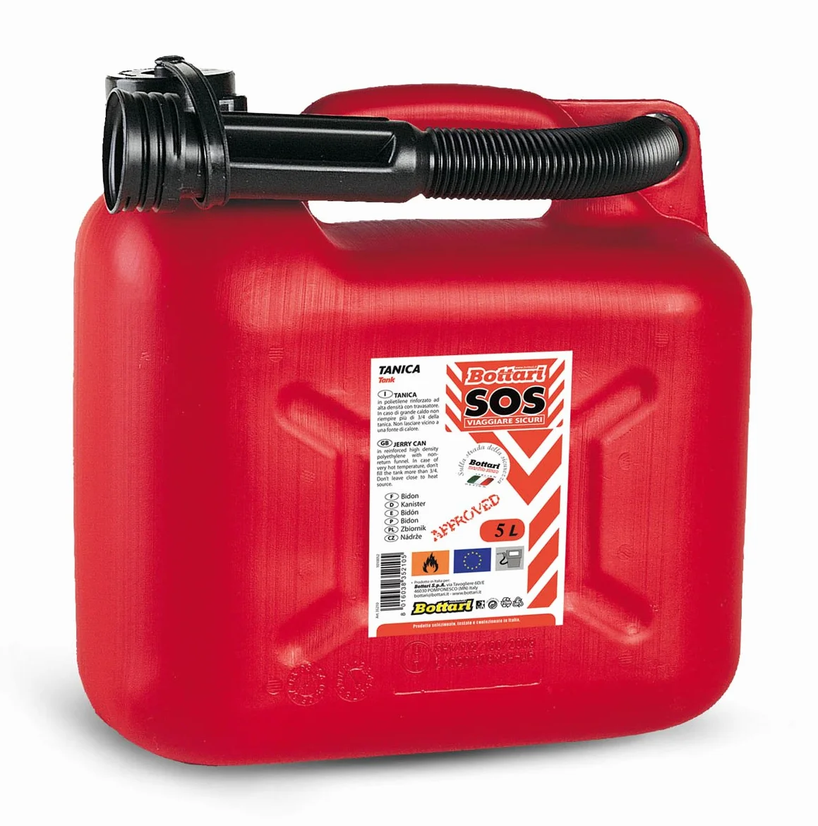 Bottari SOS 35215 Tanica carburanti plastica 5 lt