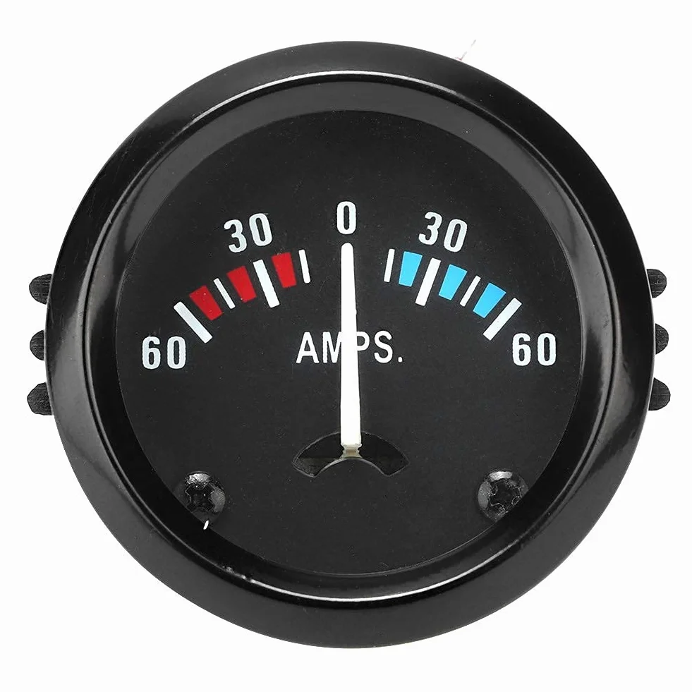 12V 60-0-60 Amp Ammeter Meter Universal Ammeter 52m / 2in universale per veicolo//amperimetro coche 12v