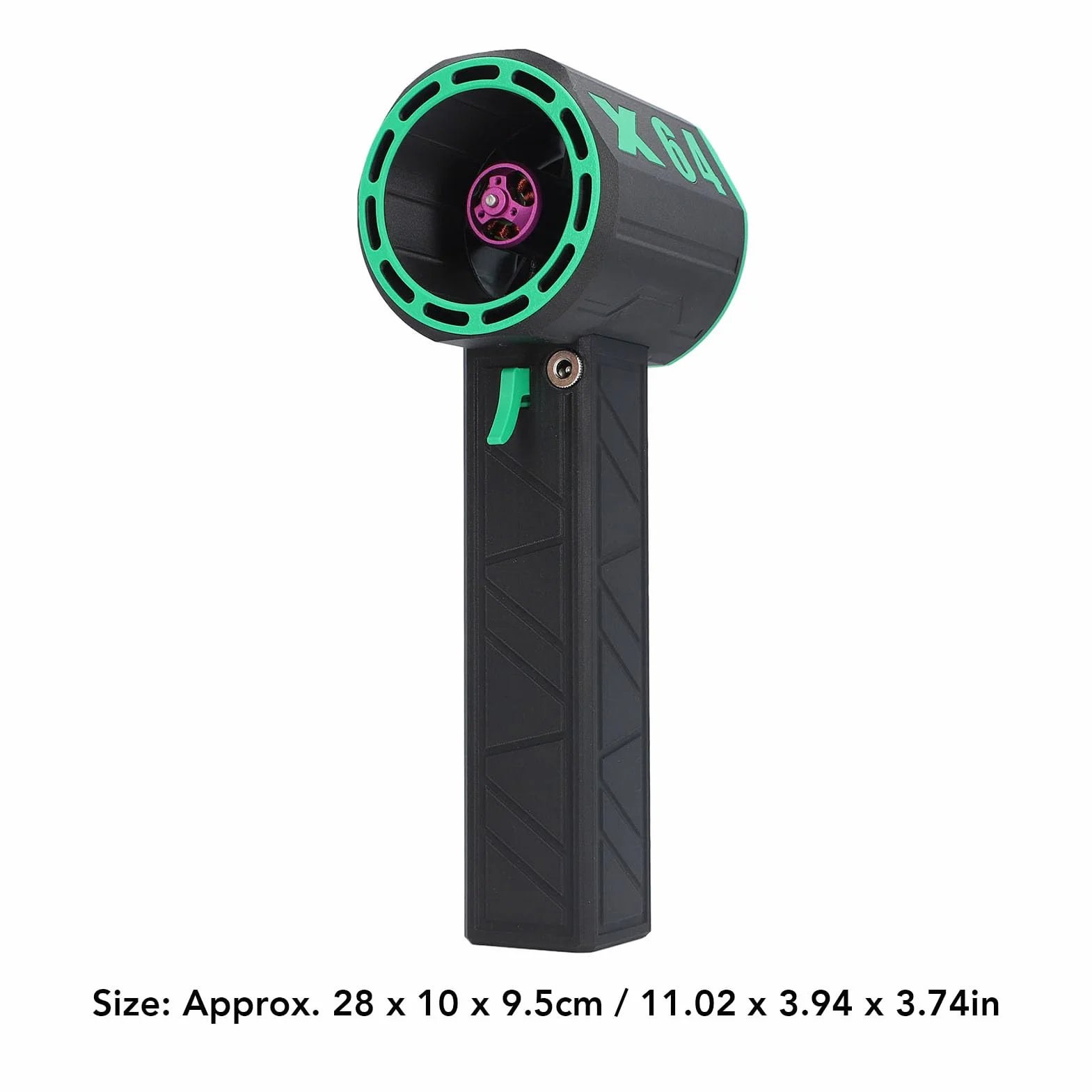 Luocute Asciugatore per Auto, Turboventilatore Elettrico per Spolverino, Ventilatore Ad Aria Compressa Portatile, Controllo Continuo della velocità, per attività di Pulizia (Spina Europea)