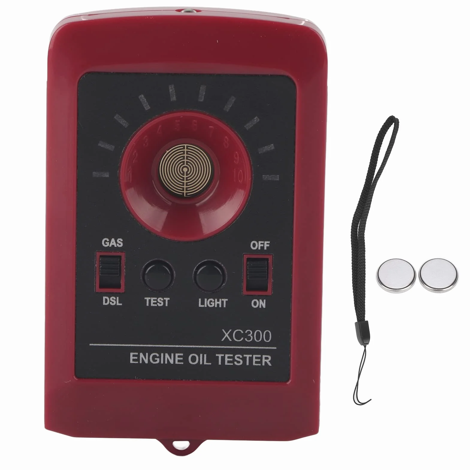 KIMISS Analizzatore di Olio Motore - Strumento di Rilevamento Gas e Lubrichek Con LED per Moto