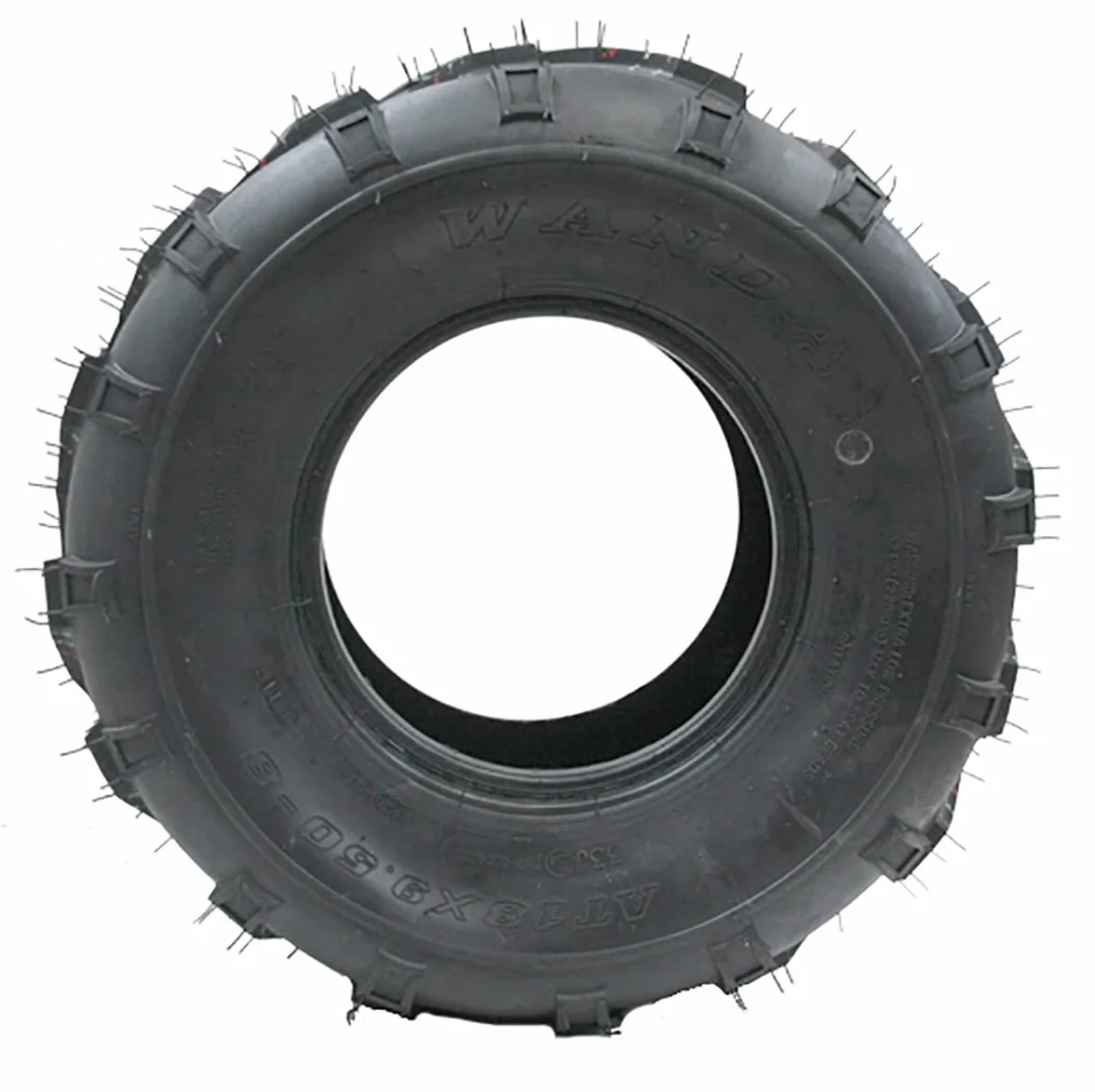 Parnells - 2 set di Pneumatici per Rimorchi Quad Senza Camera D'aria, 18x9.50-8, Pneumatici Wanda P361 a 4 Strati, Robusti Pneumatici Atv, Contrassegno E, Omologazione Stradale, Diametro Totale 455 mm