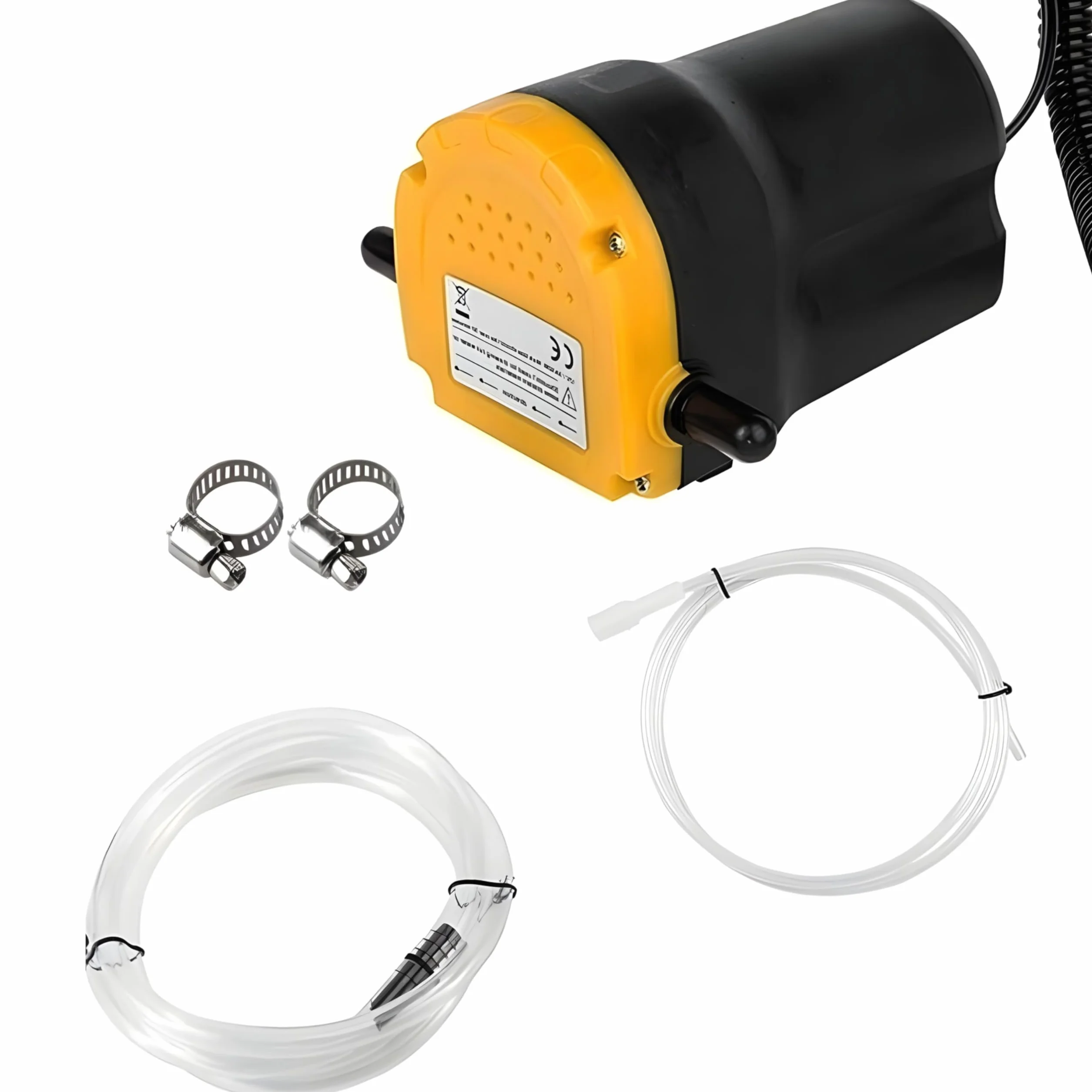 Yasta Pompa Olio Elettrica 12V Kit Travaso Aspira Liquidi Diesel Gasolio Carburante 1.5L/min