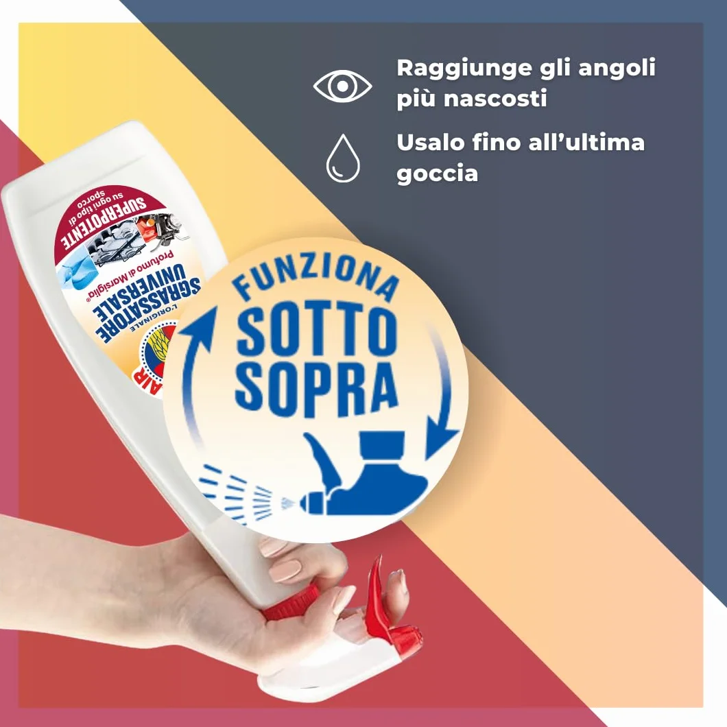 Chanteclair Sgrassatore Universale Superpotente Profumo di Marsiglia 1 Spray + 2 Ricariche 700 ml