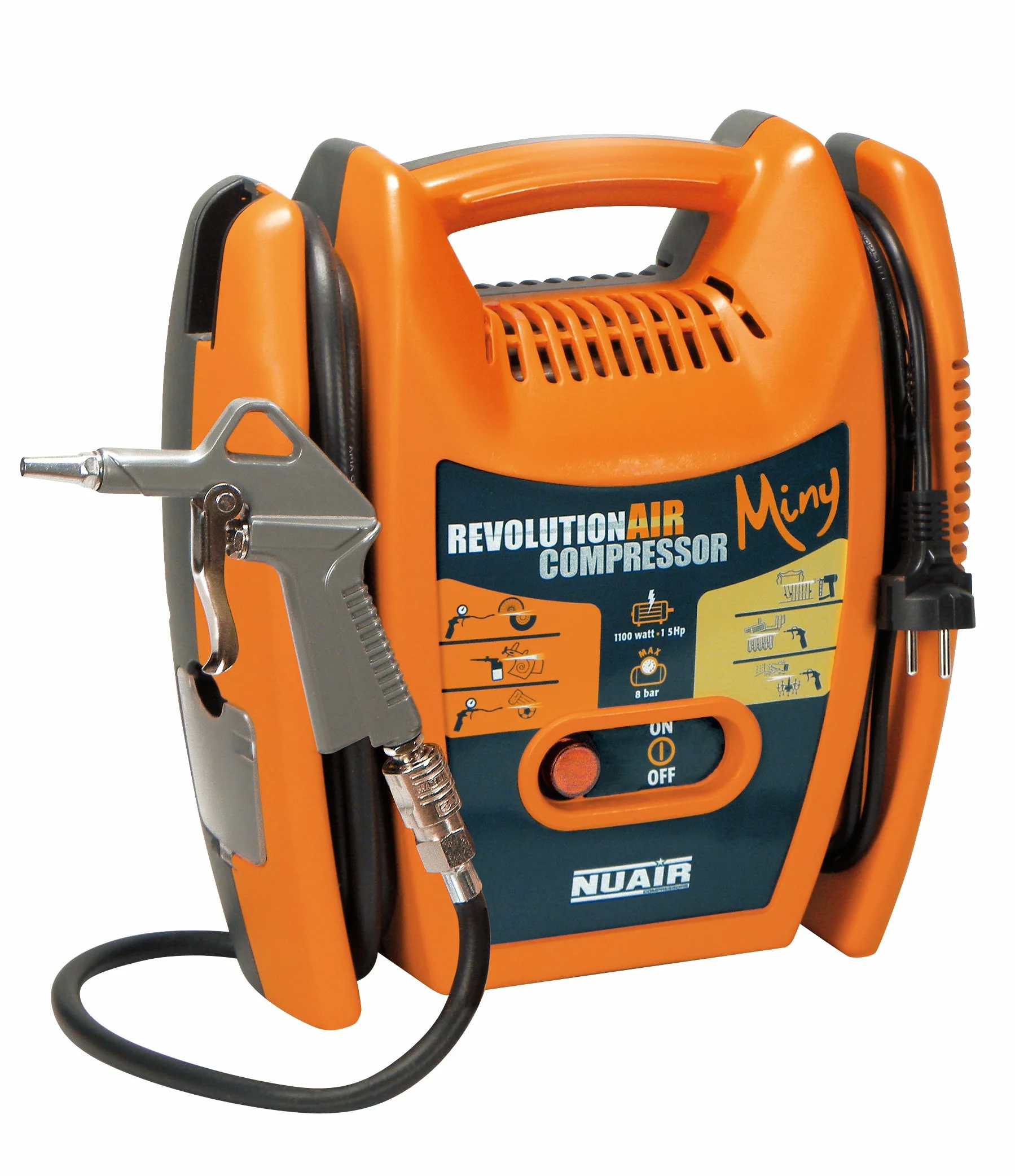 RevolutionAIR Miny Compressore 230 V Arancione