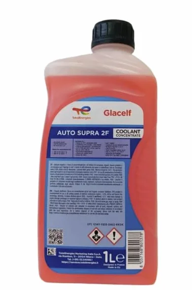 Liquido Antigelo Rosso Total Glacelf Auto Supra 2F 1L
