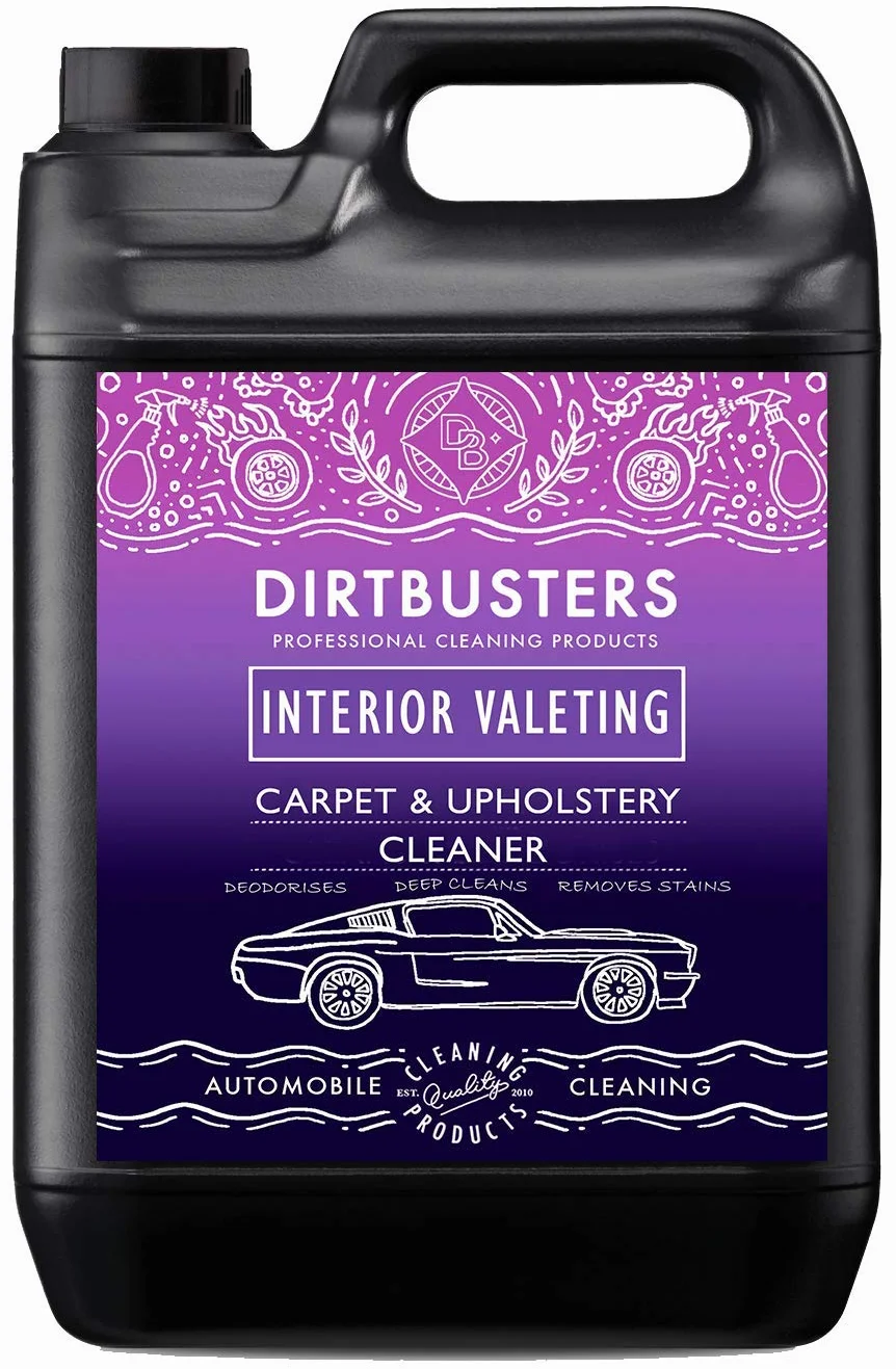 Dirtbusters Shampoo detergente per moquette e tappezzeria auto 5 l