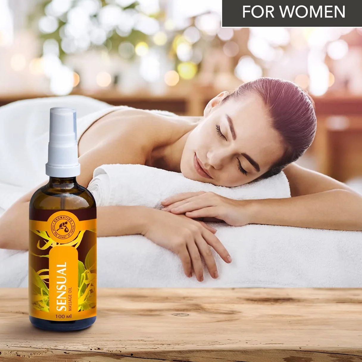 Olio per Massaggi Sensibile 100ml - Olio Essenziale Naturale - Cosmetici Naturali