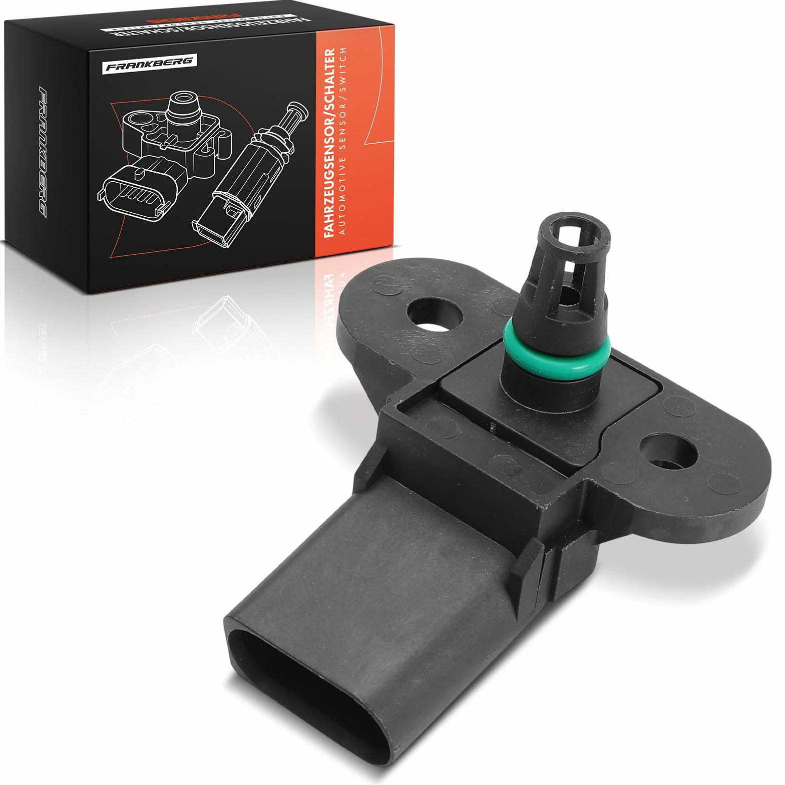 Sensore di pressione del tubo di aspirazione per A1 A2 A3 A4 A5 A6 A7 A8 Q3 Q5 Q7 Altea Ibiza Leon Yeti Beetle Golf New Beetle Polo 2002-oi