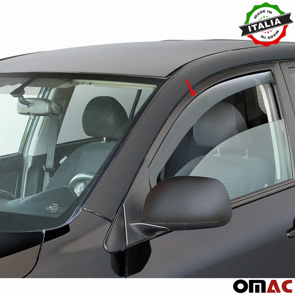 Deflettore antivento compatibile con Mercedes Sprinter W906 2006-2019 acrilico scuro 2X