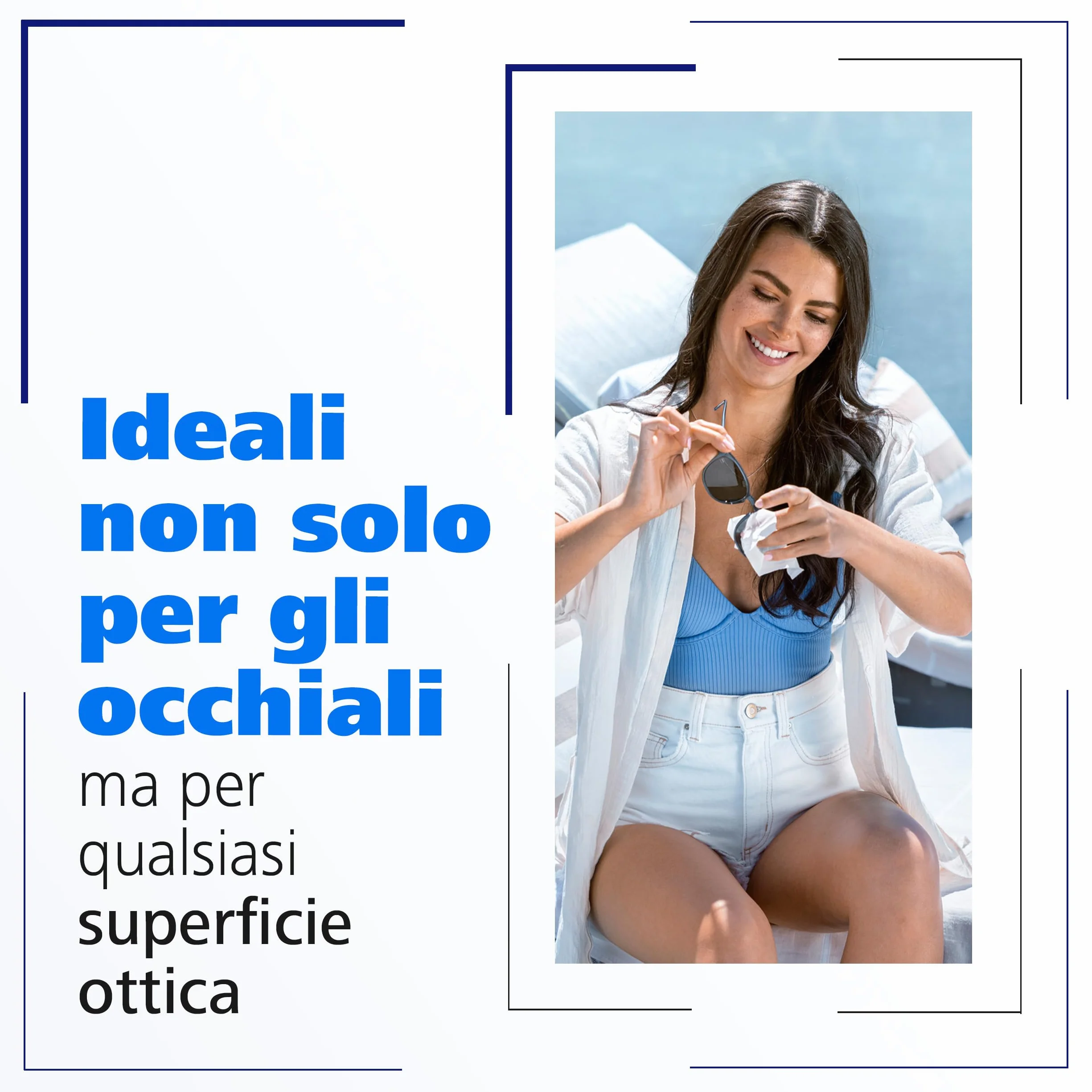 ZEISS Salviette Pulisci Occhiali 200 pezzi Monouso Pulizia Lenti