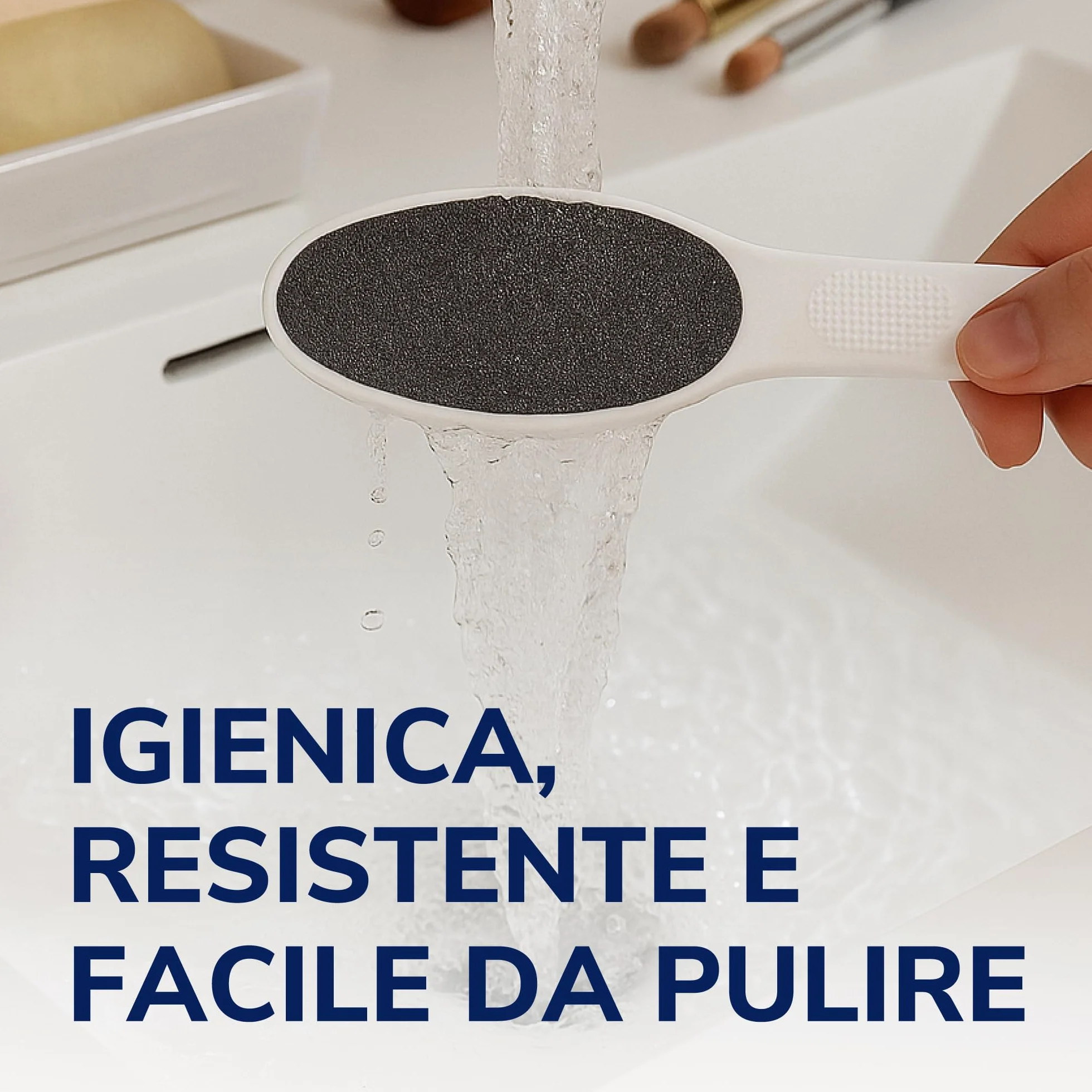 Dr. Scholl's Lima Piedi a Doppia Superficie Abrasiva con Cristalli di Diamante per Calli e Duroni
