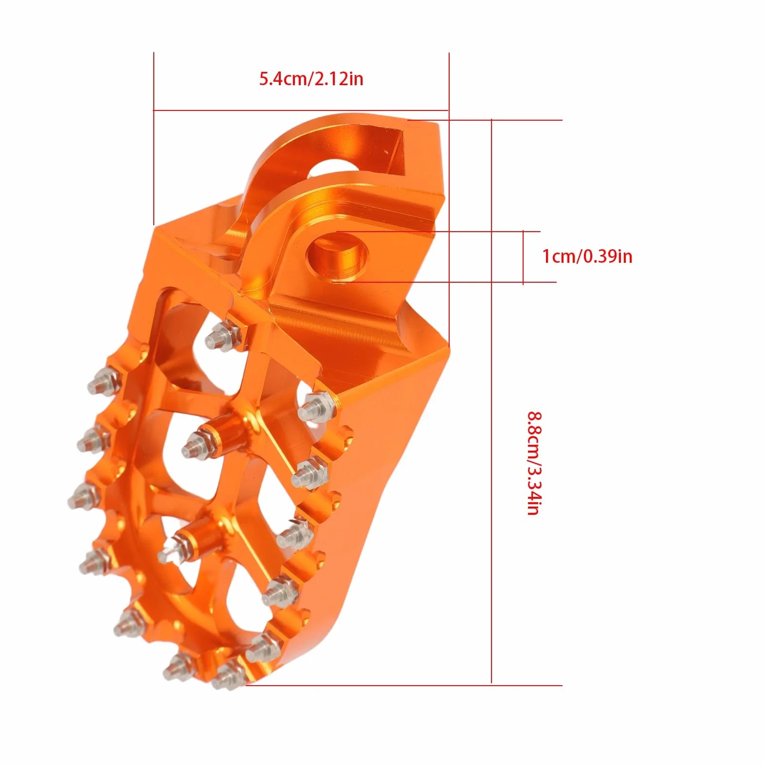Poggiapiedi in alluminio per moto KTM SX-E EXC 2 pezzi