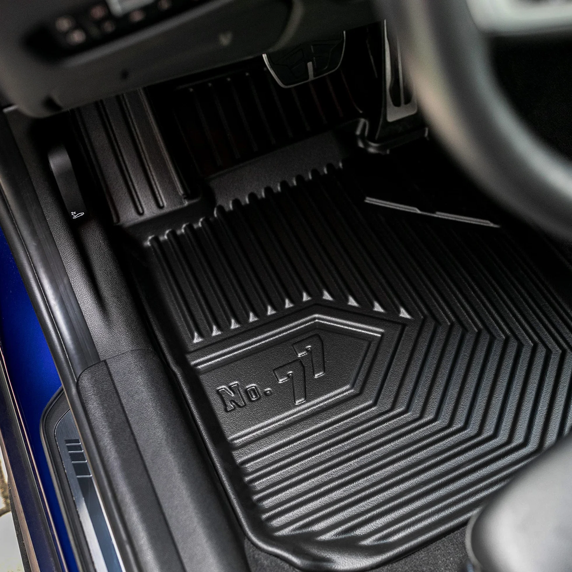 MOTOS Tappetini in gomma per auto adatto per Fiat Tipo dal 2015 Migliorate il vostro comfort di viaggio con il tappetino antiscivolo per auto No.77