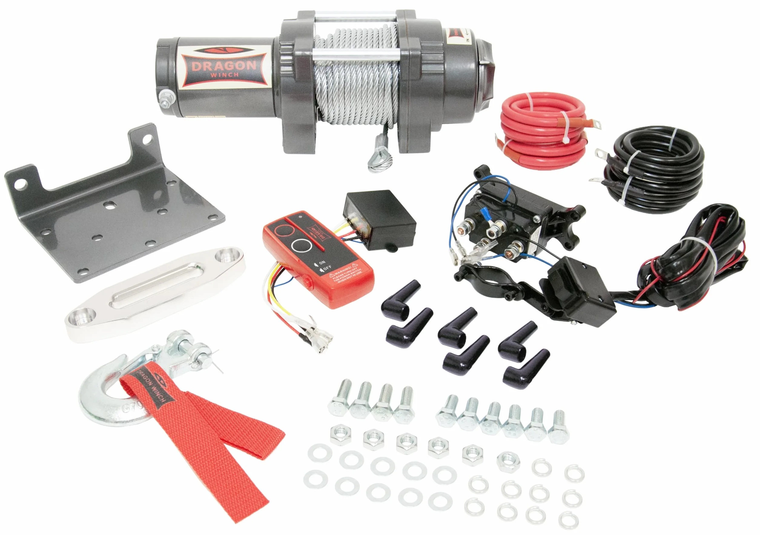 Verricello Elettrico Highlander 12V 4500 lbs Cavo Acciaio 15m Impermeabile Telecomando Senza Fili