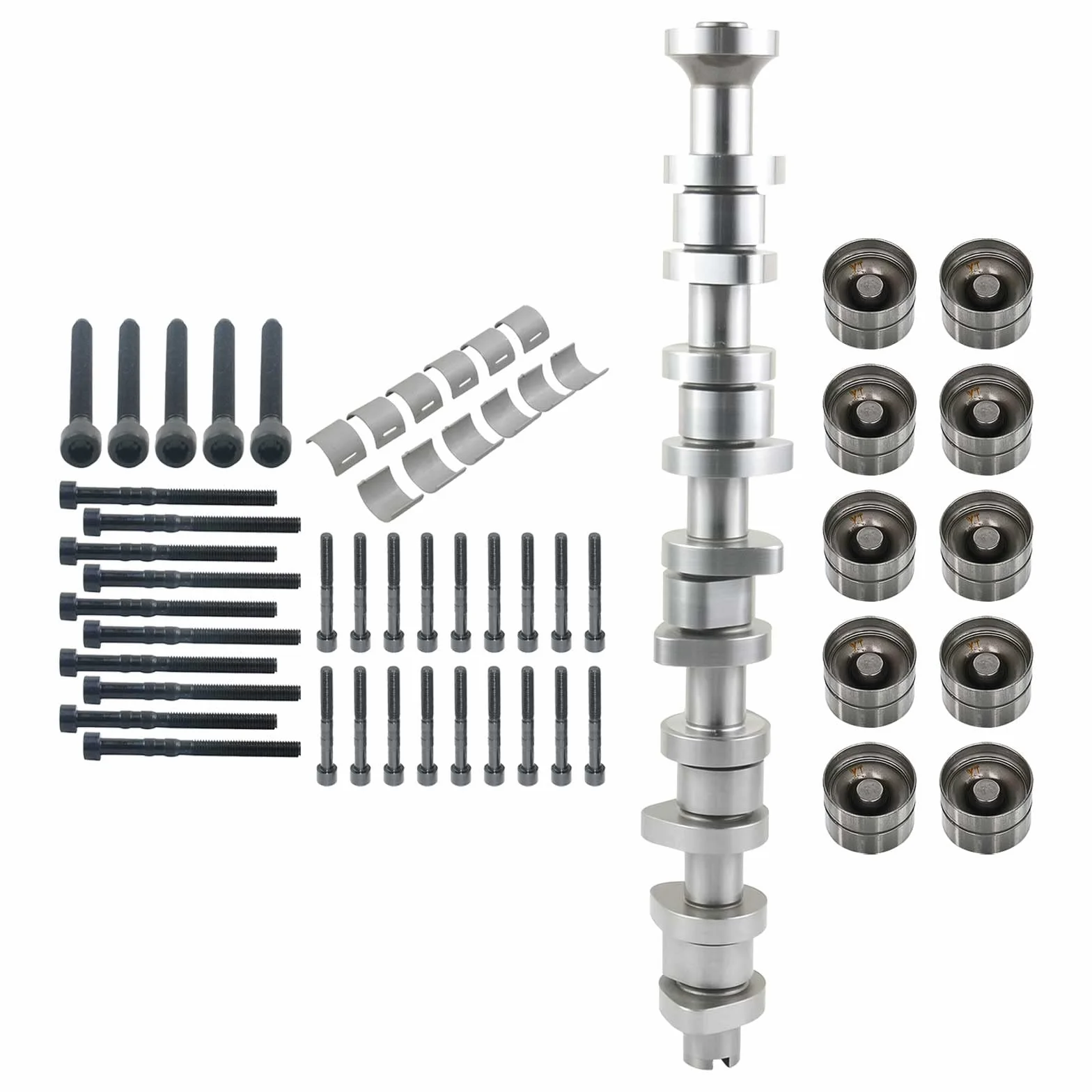 ¨¢rbol de levas con elevadores 070109101Q 038109309A 038109309B 038109309C 2.5 R5 TDI