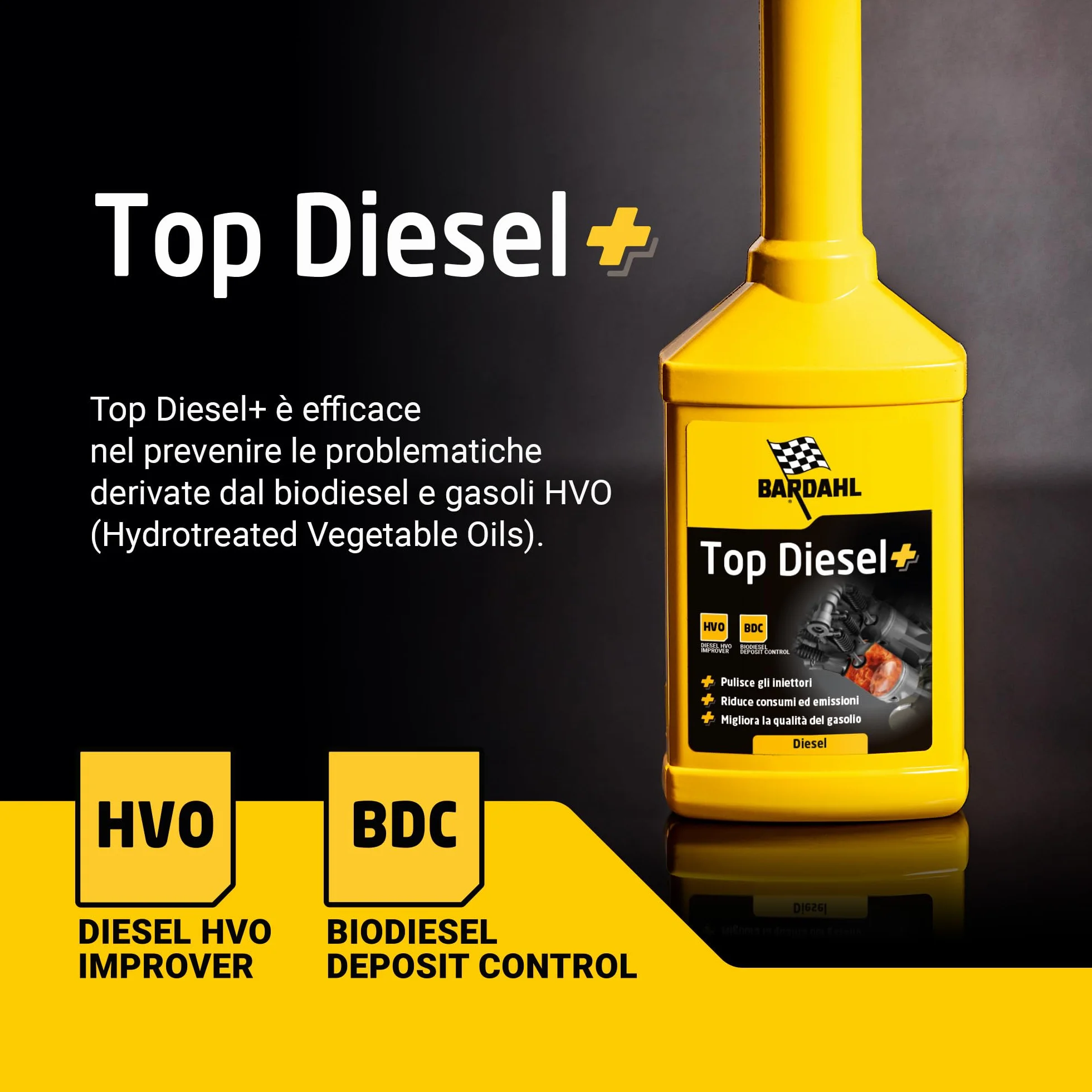Bardahl Additivo Top Diesel 2 x 1 Litro Lubrifica Pompa Alta Pressione
