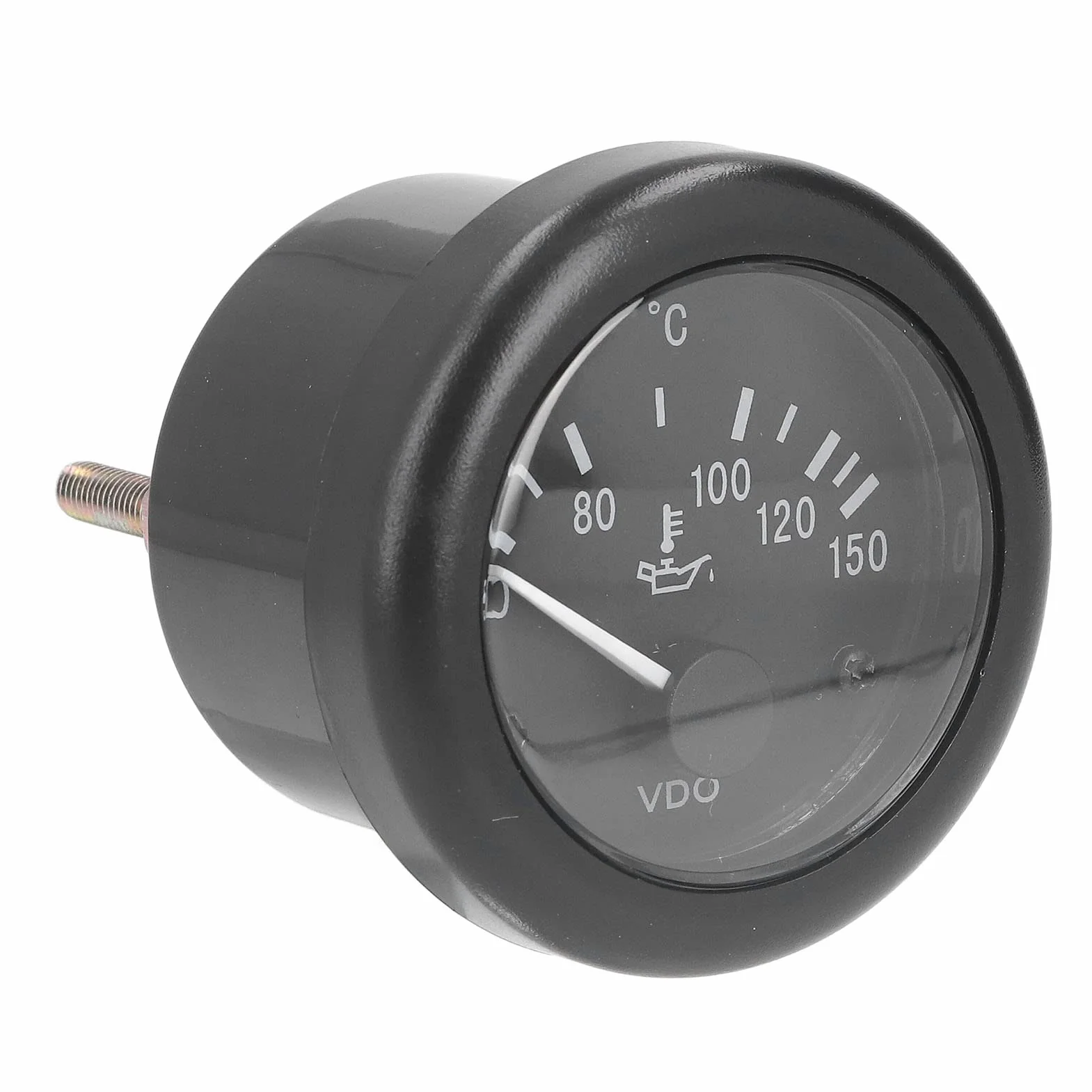 Buachois Indicatore Temperatura Olio 2" 52mm 50‑150 ℃ Intervallo Meccanico Indicatore Temperatura Olio Acqua Auto ABS Termometro Refrigerante Misuratore Temperatura per Camion Auto(DC 12V)