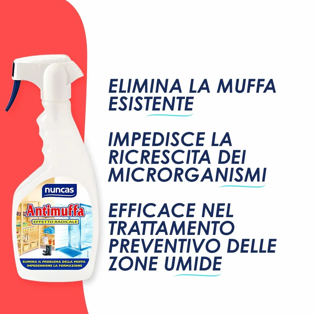 Nuncas Antimuffa Detergente Spray 500ml