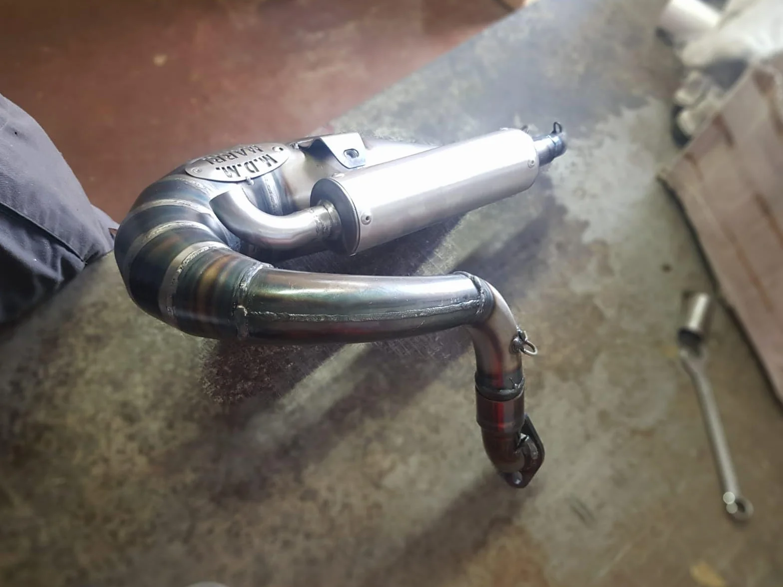 Marmitta espansione per vespe HP/PK Corsalunga PAYPER K2 EVO PK 130-132-135 c.c.