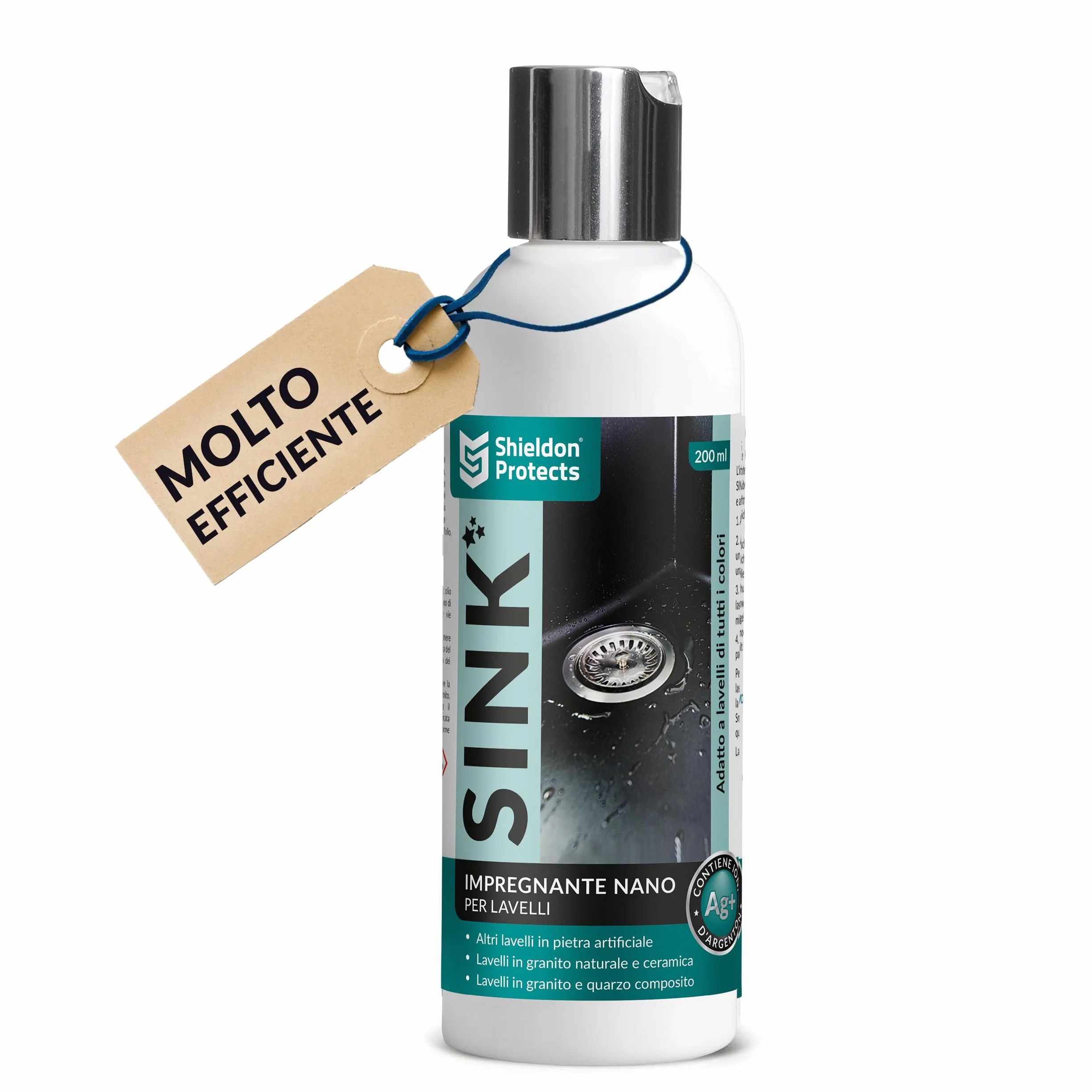Shieldon Protects SINK Impregnante nano per lavelli in granito e composito 200 ml