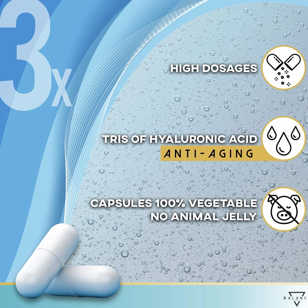 Acido Ialuronico Capsule 30 Capsule Vegetali Formula Multimolecolare Alti Dosaggi