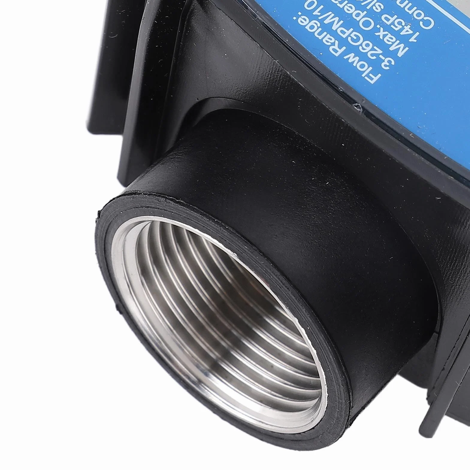 KIMISS Contalitri Digitale da 32 Mm per Acqua, Gasolio, Benzina - 120 L/min, 20 Bar, Ideale per Uso Domestico e Industriale