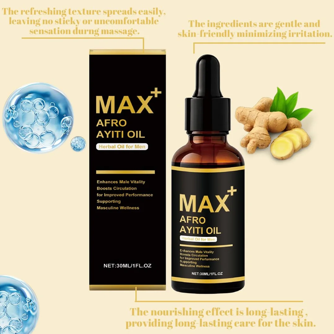 Lubrificante Premium Olio da Massaggio Uomini 30ml per Intimità e Scivolamenti Duraturi